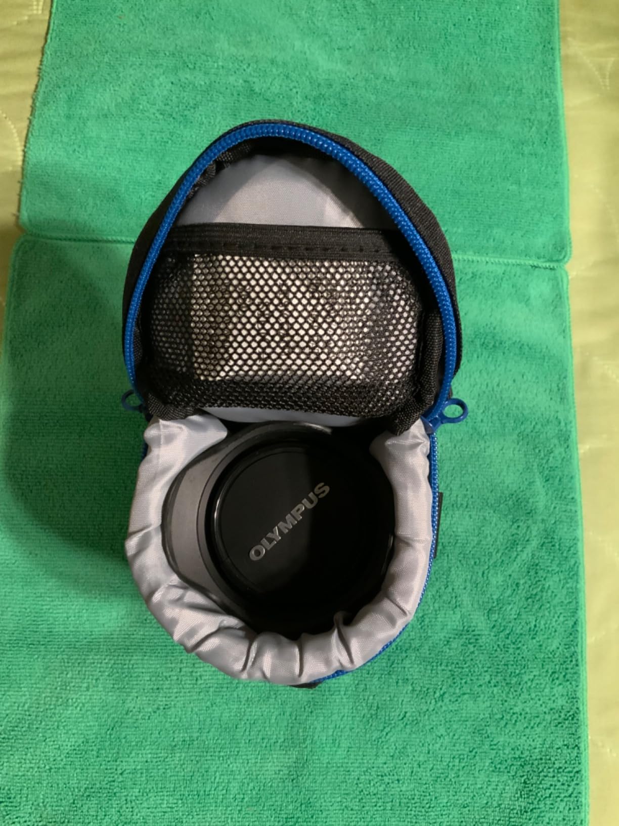 JJC Deluxe Lens Case Pouch Bag for Camera Lens Below 3.9