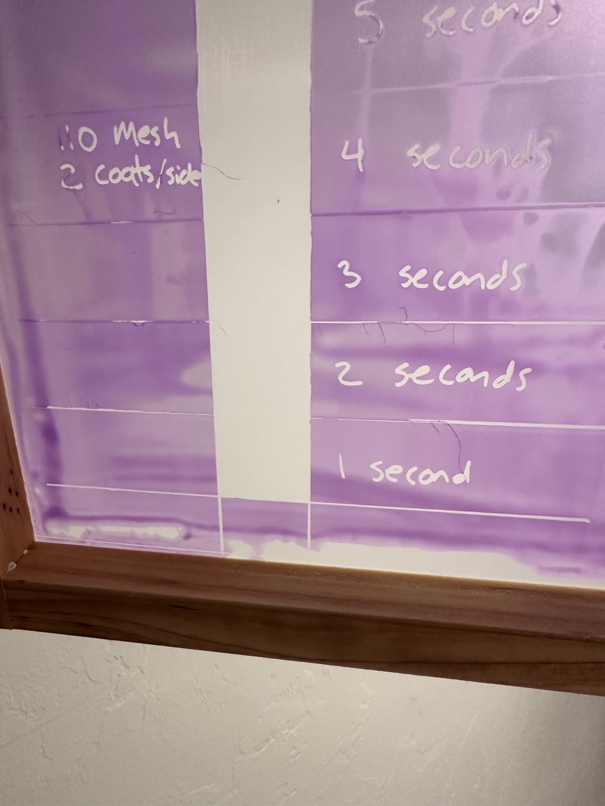 Ecotex PWR Screen Printing Emulsion - Plastisol & Water Based Ink, 1 Pt | Premixed And Pre-Sensitized, Water Resistant Formula - Works With LED, DIY Halogen, Or UV Exposure Units - 1 Pint customer photo 1