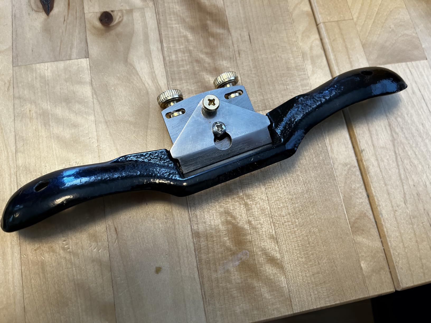 Swpeet 10'' Adjustable SpokeShave with Flat Base, Metal Blade Hand Tool Perfect for Wood Craft and Wood Working customer photo 1