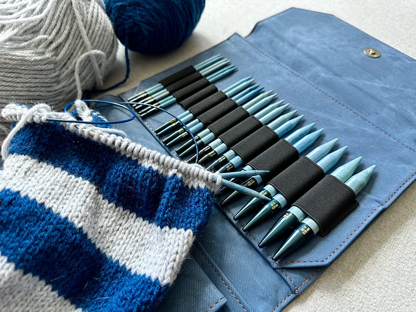 Lykke Indigo Driftwood Interchangeable Gift Set in Indigo Denim Pouch customer photo 2