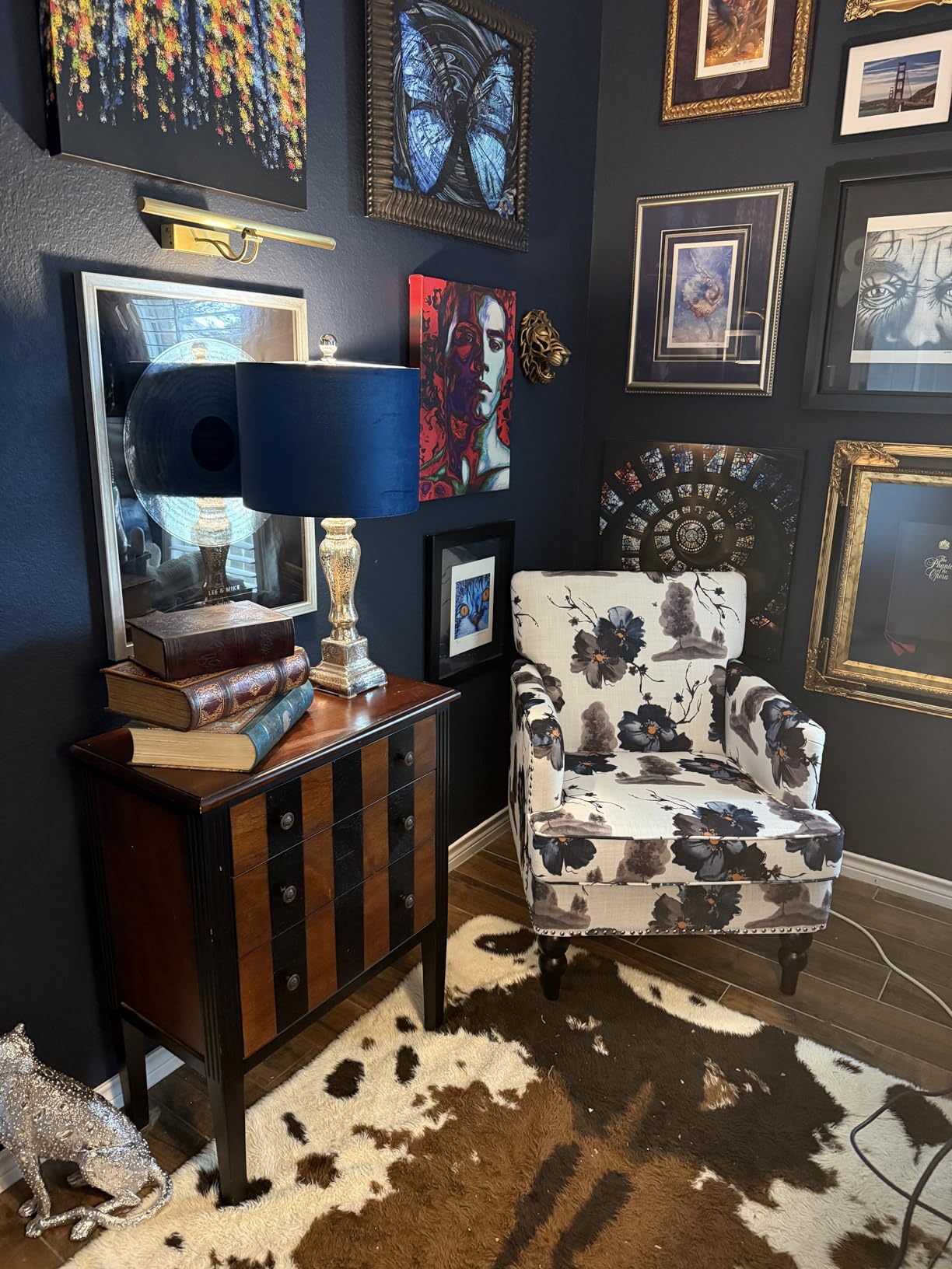 Christopher Knight Home Boaz Fabric Club Chair - Floral Print customer photo 1