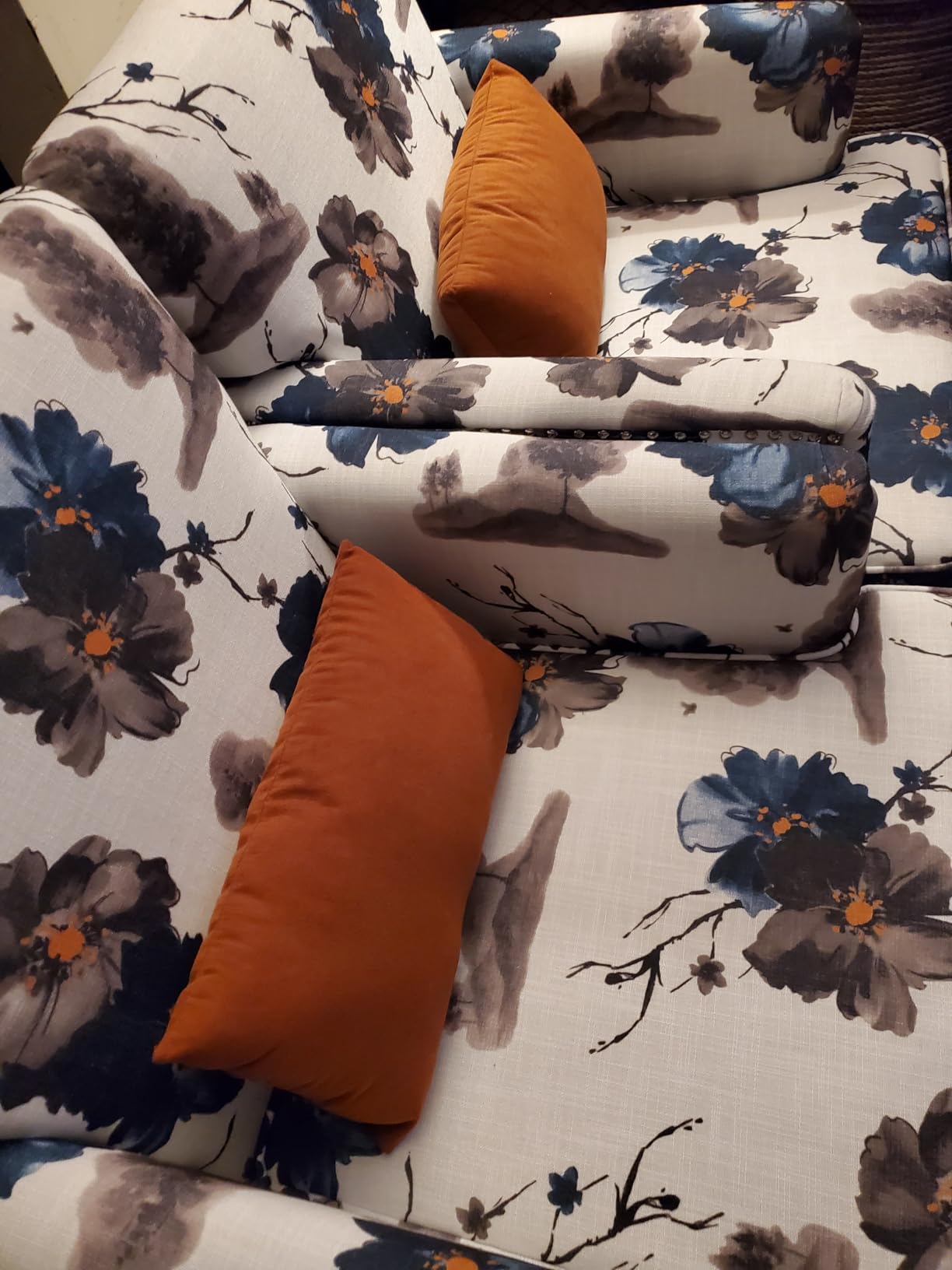Christopher Knight Home Boaz Fabric Club Chair - Floral Print customer photo 2