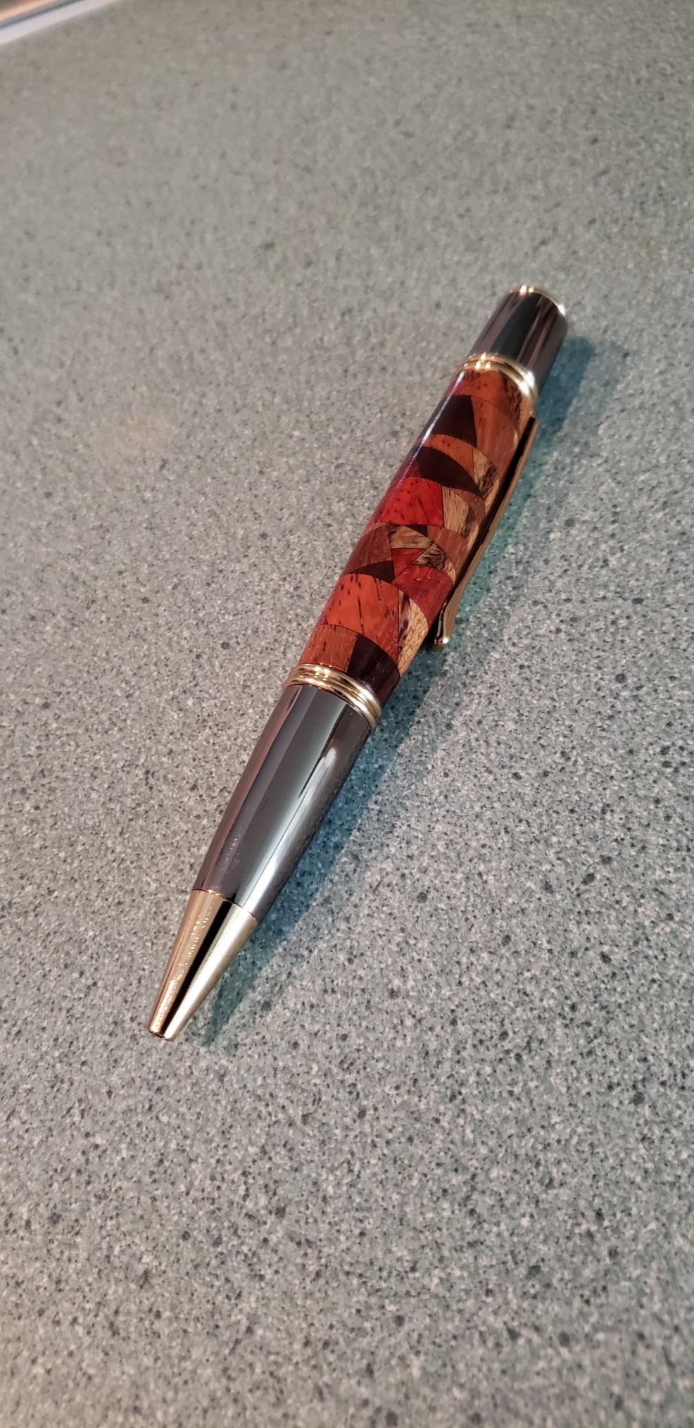 Penn State Industries PKGAFSS Gatsby Grande Twist Ballpoint Pen Kit Starter Package, Gold customer photo 2