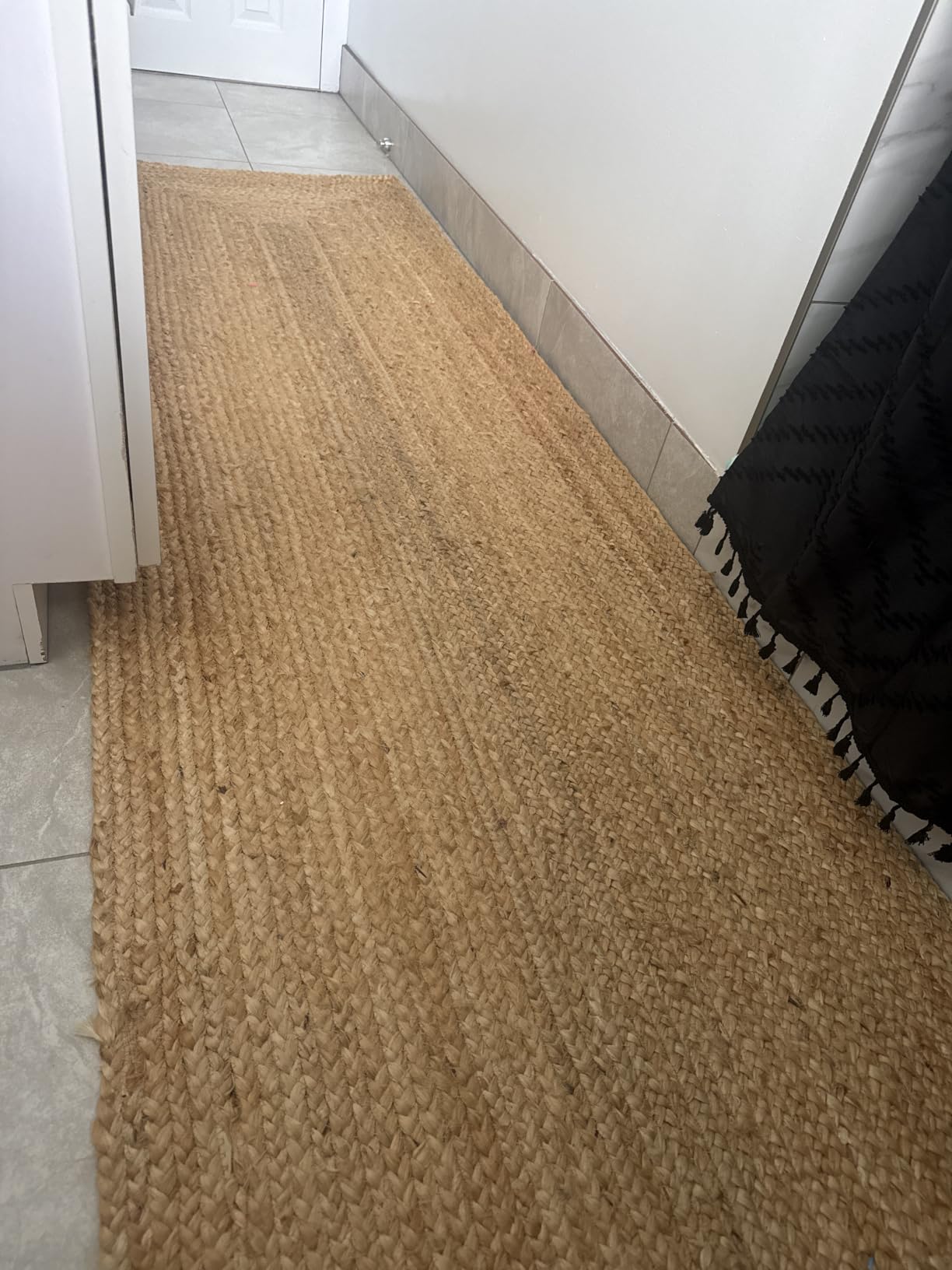 SAFAVIEH Area Rug 5x8 - Cape Cod Collection - Natural Brown, Handmade Braided Flat Weave Jute (CAP252A) customer photo 2