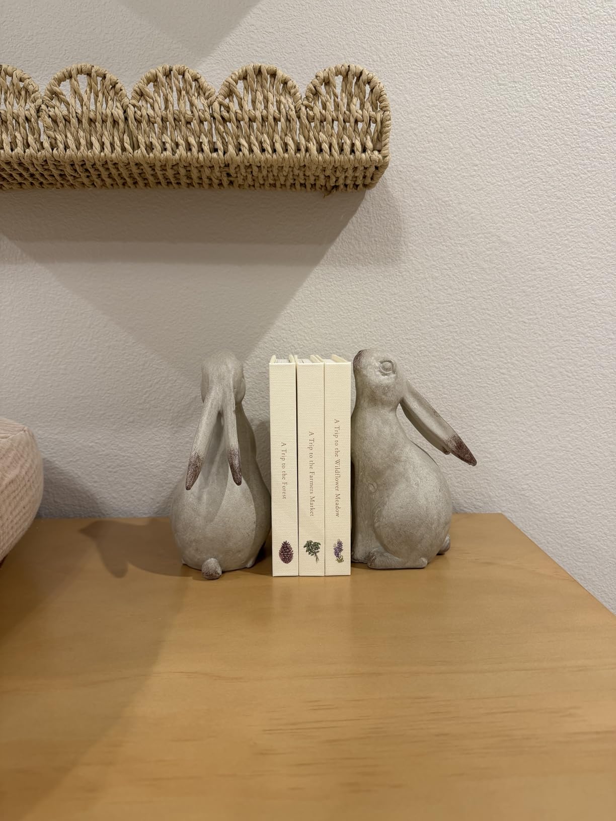 Creative Co-Op Decorative Resin Rabbit Bookends, Bronze customer photo 2