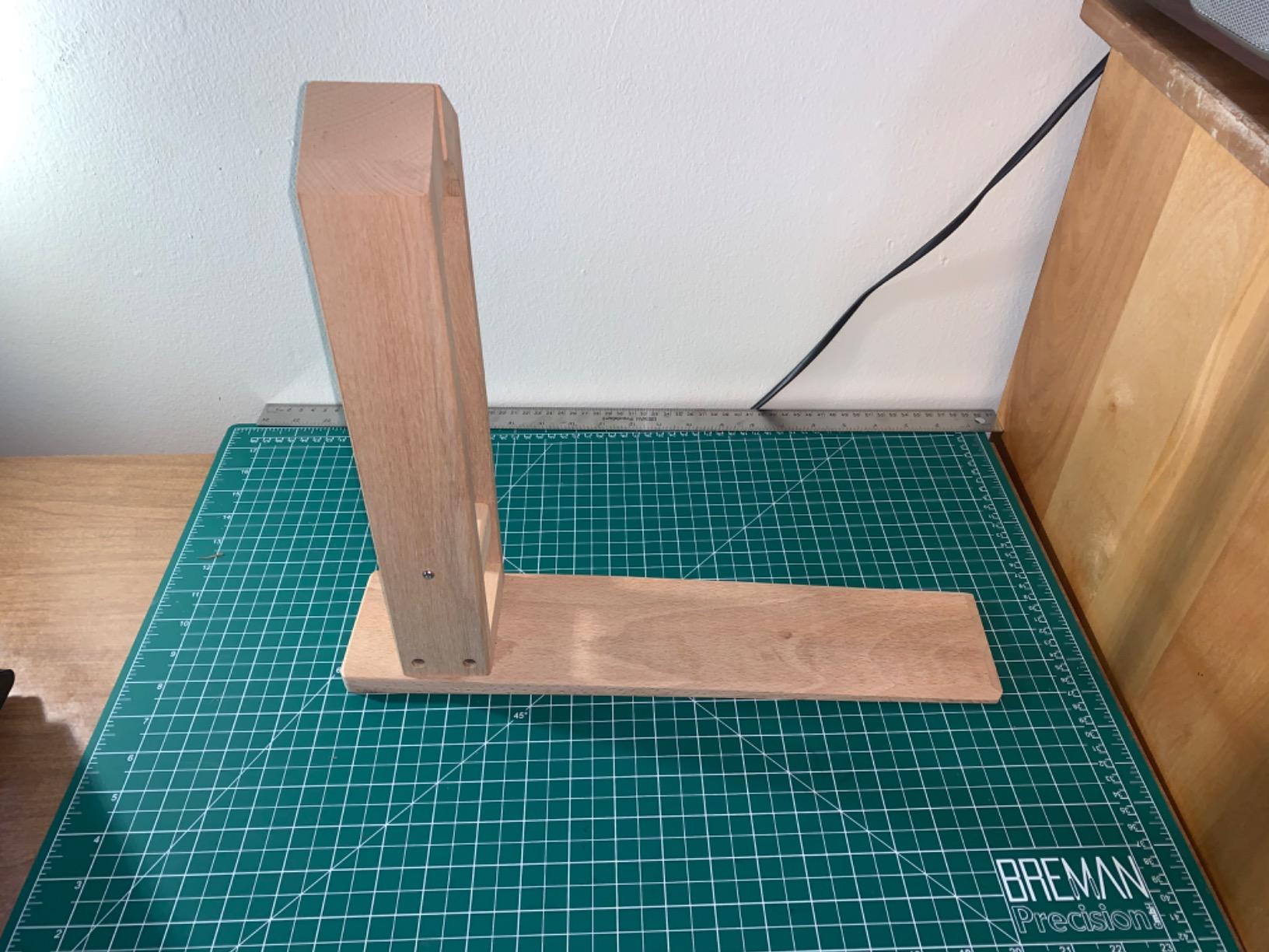 360° Rotation Wood Sewing Pony Horse Leather Craft Table Lacing Desktop for DIY Hand Stitching Leathercraft Tools customer photo 2