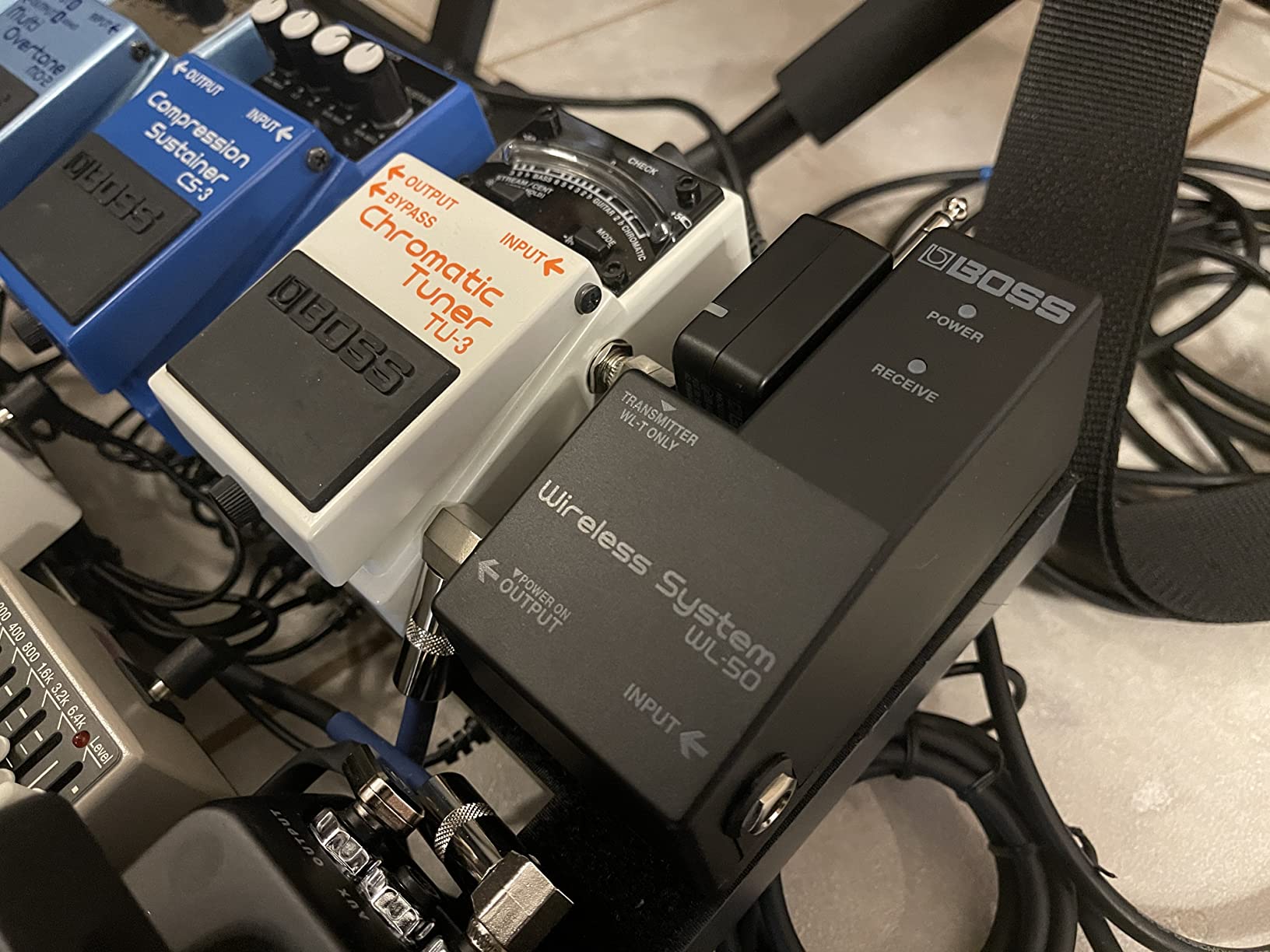 BOSS WL-50 | Pedal-Sized Wireless Instrument System | Plug-And-Play Wireless System for Any Pedalboard Setup | Lightning-Fast BOSS Technology | Dual Cable Tone Options | Up To 65ft Range customer photo 2