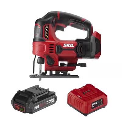 SKIL PWR CORE 20V 7/8 Inch Stroke Length Jigsaw Includes 2.0Ah PWR CORE 20 Lithium Battery and Charger - JS820302 customer photo 1