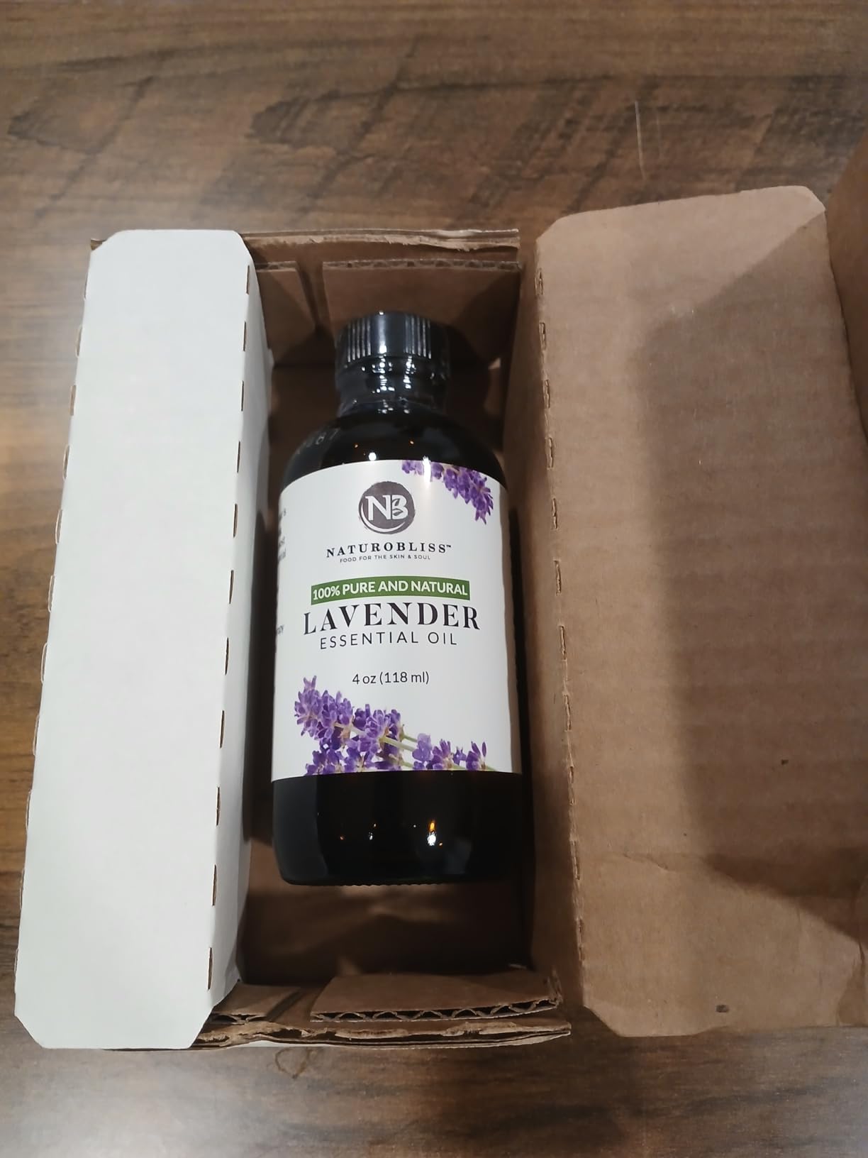 NaturoBliss Lavender Essential Oil with Glass Dropper - 100% Pure and Natural - Essential Oils for Diffuser, Aromatherapy, Soap and Candle Making, Lavender Essential Oil Pure, Lavender Oil, 4 Fl Oz customer photo 2