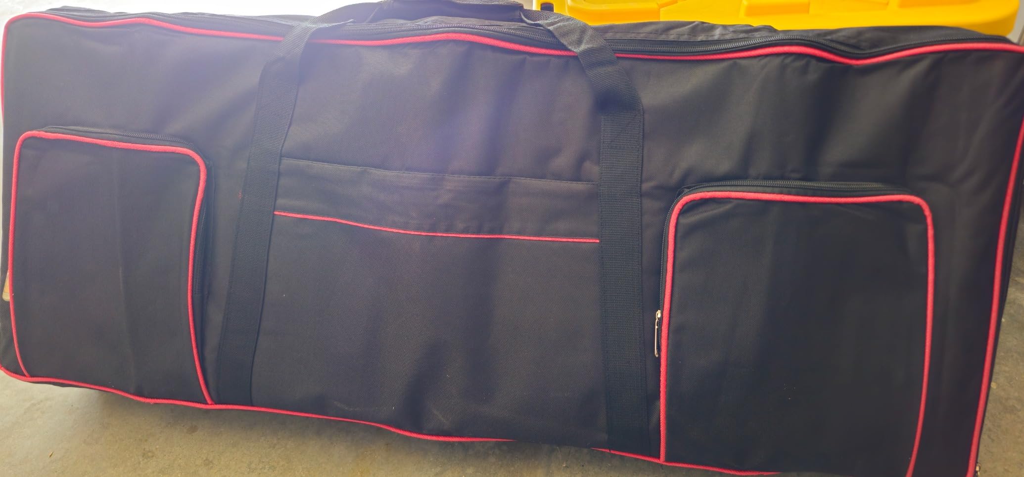 Ruibo 61 Key Keyboard Gig Bag Case, Portable Durable Keyboard Piano Waterproof 600D Oxford Cloth with 10mm Cotton Padded customer photo 2
