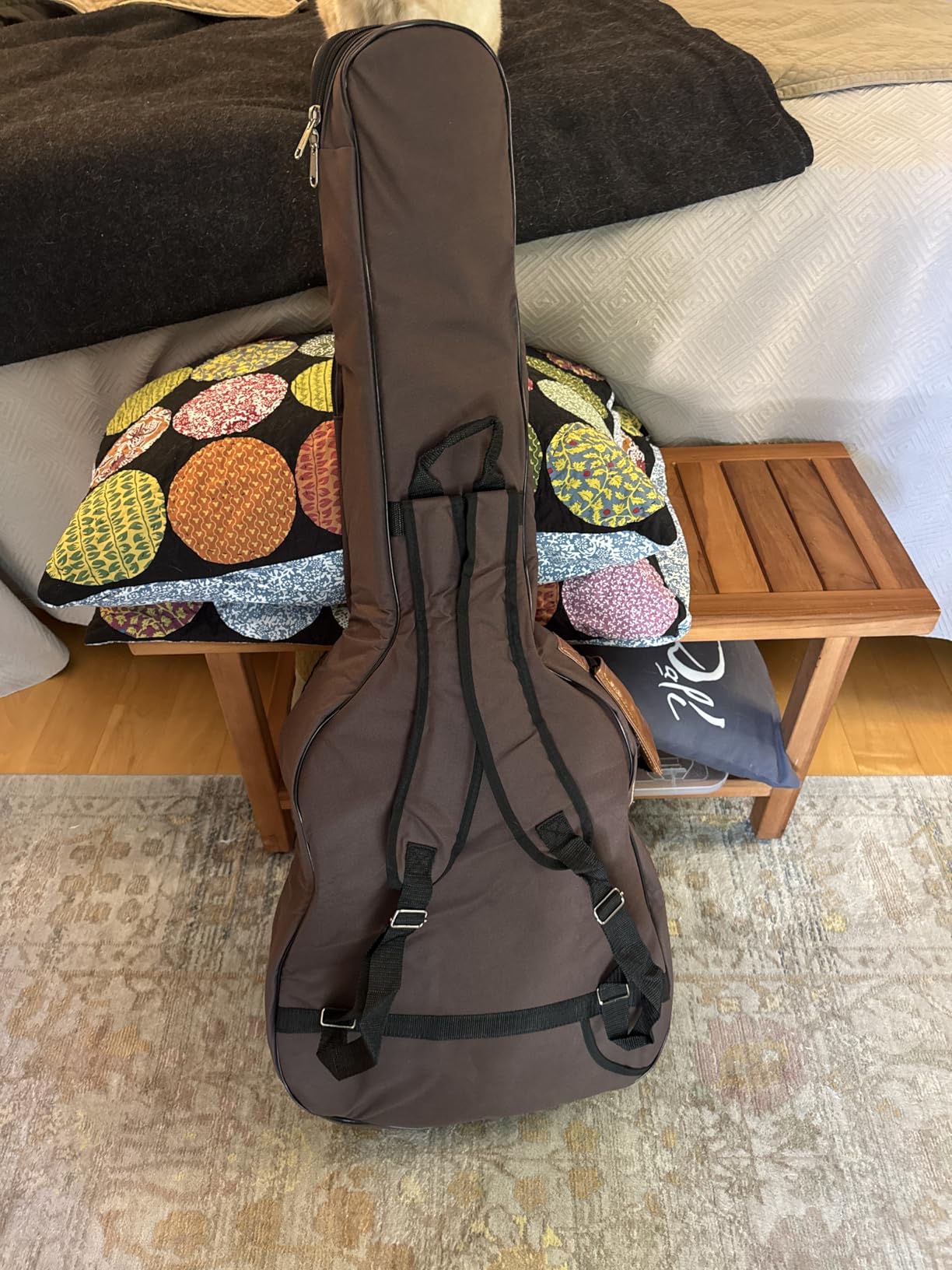 CAHAYA Guitar Bag 40 41 42 In 6 Pockets Guitar Case Water Resistent Oxford Cloth 0.5 In Extra Thick Sponge Padded for Acoustic Classical Guitar with Anti-theft Pocket CY0150 customer photo 1