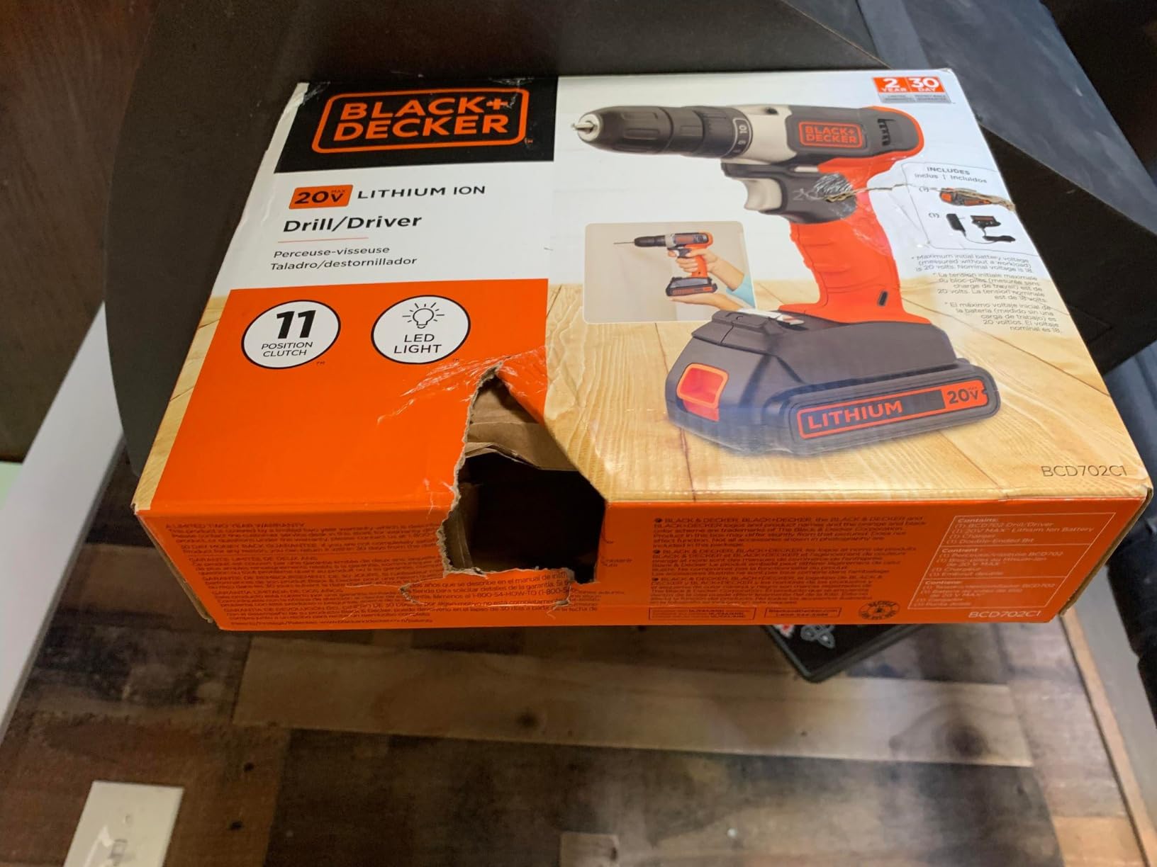 BLACK+DECKER 20V MAX Cordless Drill Kit with Battery, Charger, Includes Double Sided Drill Bit (BCD702C1) customer photo 1