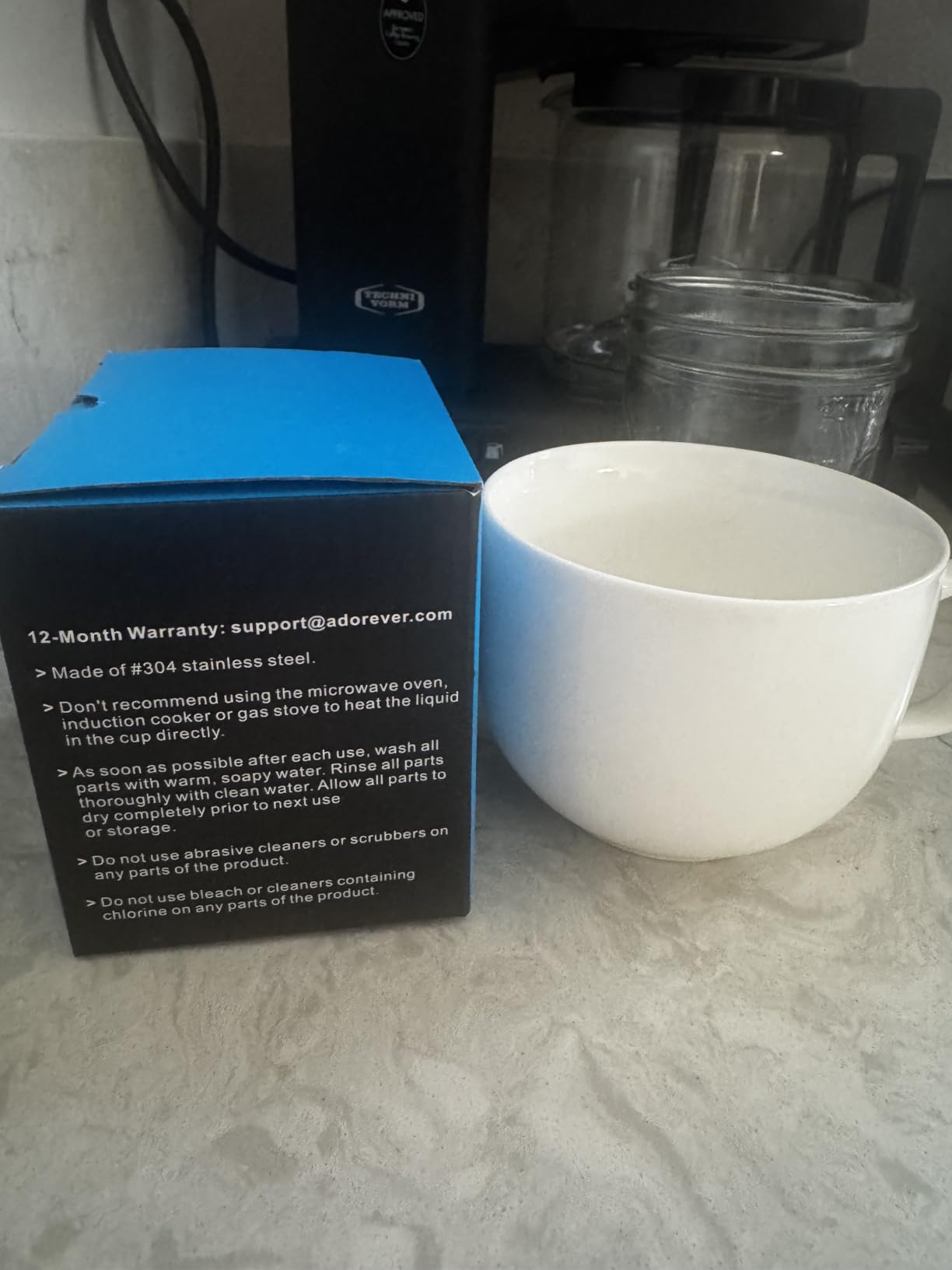 Milk Frothing Pitcher, 8.5oz/12oz/20oz/32oz/50oz/66oz Milk Frother Cup Stainless Steel, Espresso Accessories, Milk Steaming Pitchers Coffee Cappuccino Latte Art Barista Milk Jug Cup with Art Pen,12oz customer photo 2