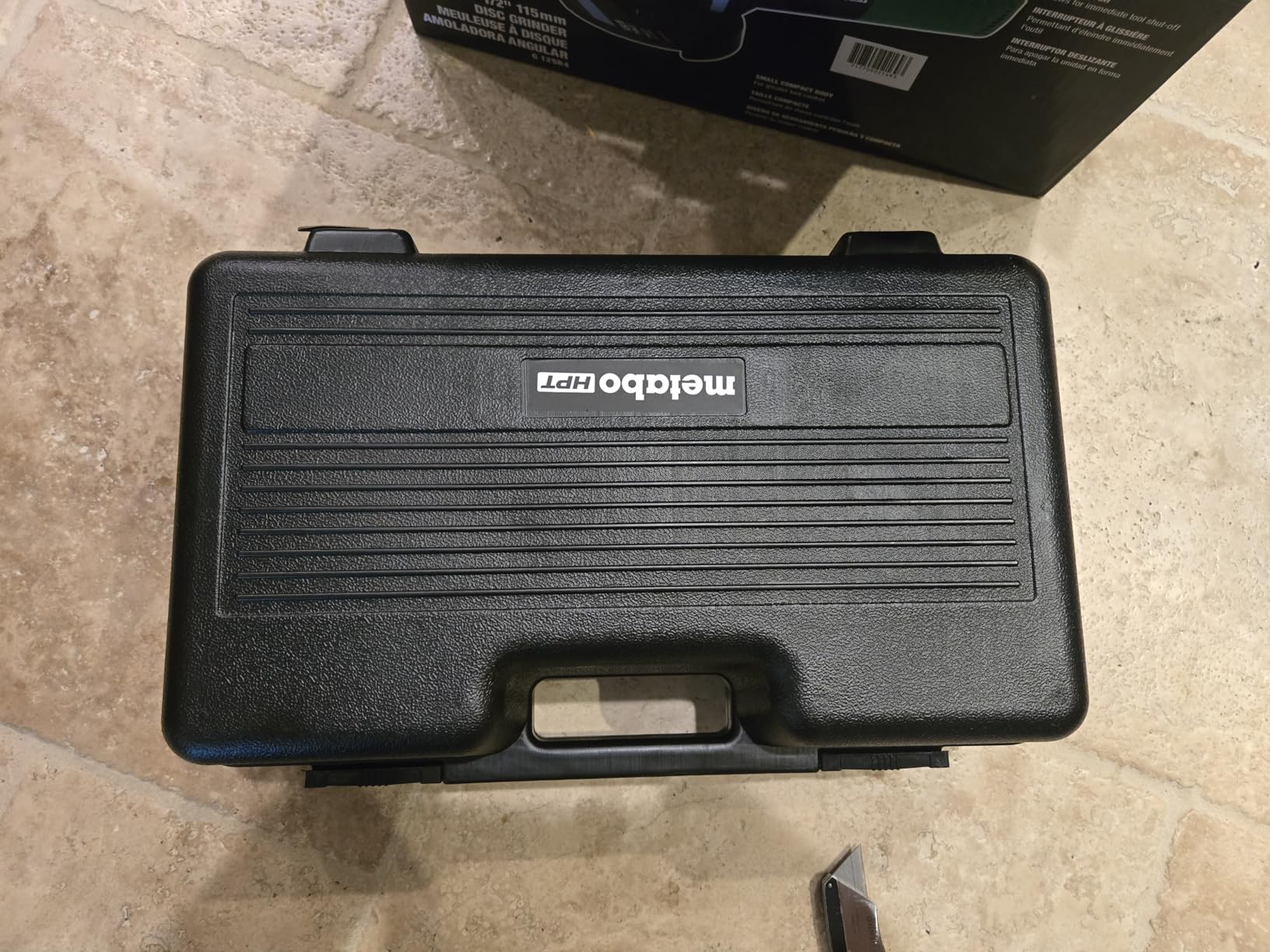 Metabo HPT 4-1/2-Inch Angle Grinder, Includes 5 Grinding Wheels & Hard Case, 6.2-Amp Motor, Compact & Lightweight, G12SR4 customer photo 1