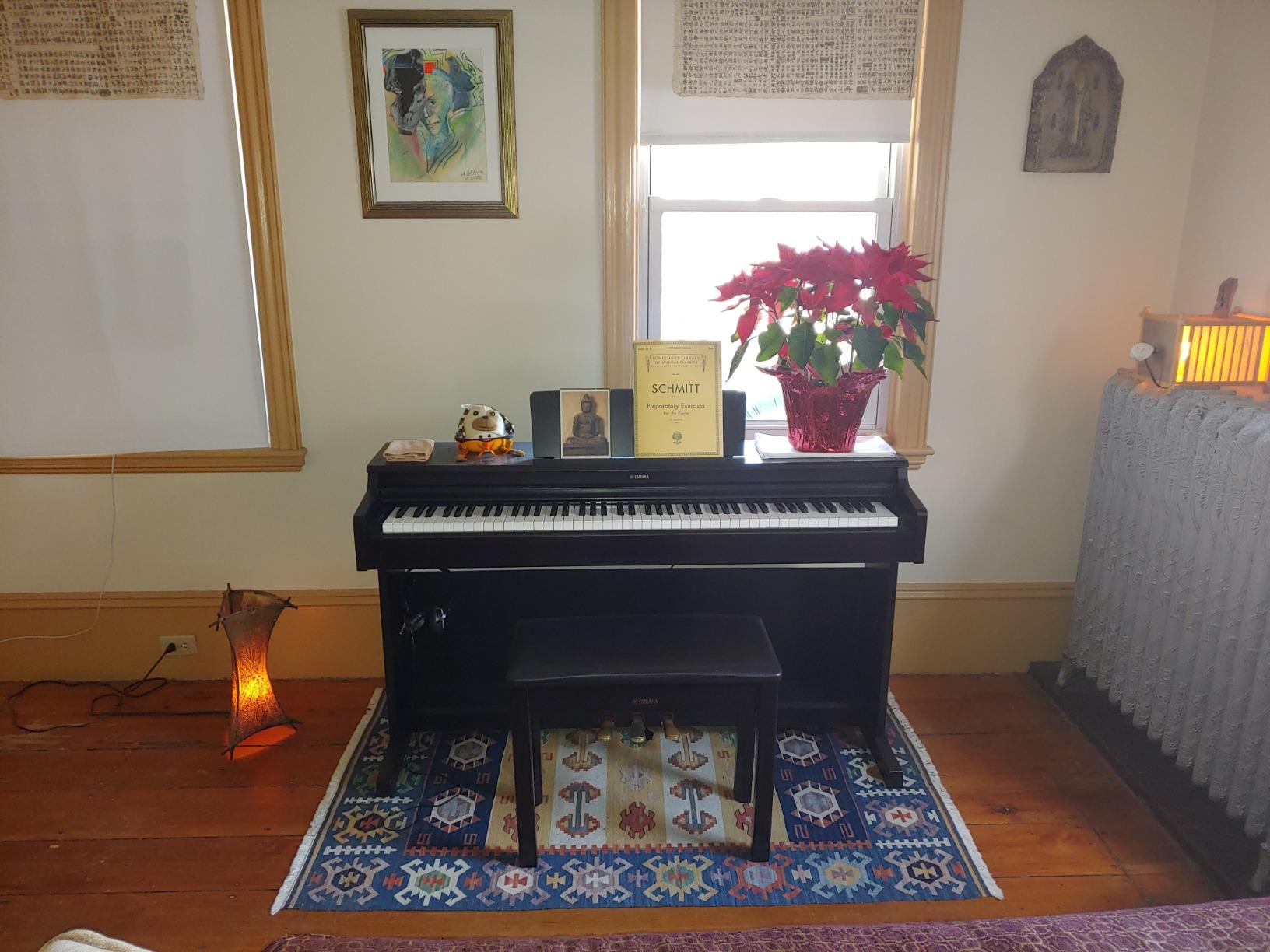 Yamaha YDP-164 Arius Series Piano with Bench, Dark Rosewood customer photo 2