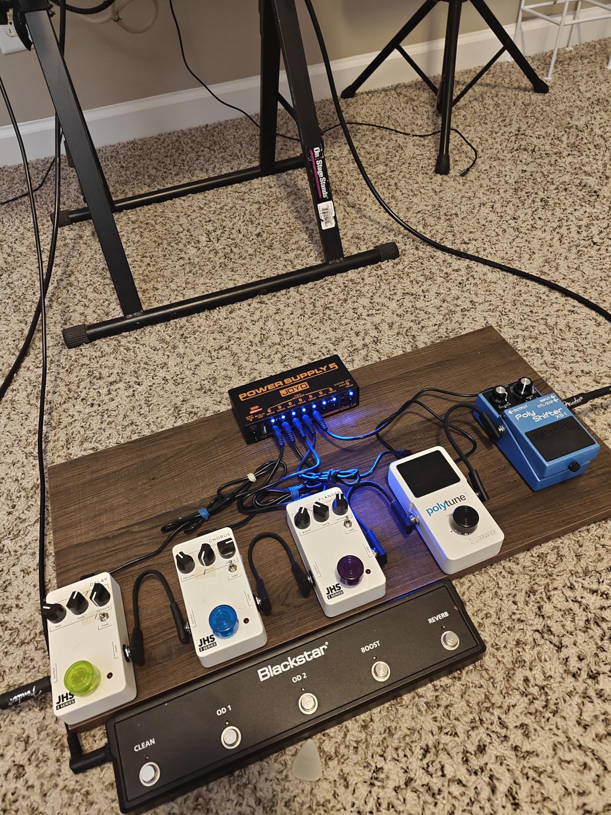 JOYO JP-02 Guitar Pedal Power Supply 10 Isolated DC Output for 9V/12V/18V Effect Pedals customer photo 1