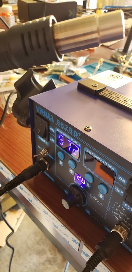 YIHUA 862BD+ SMD ESD Safe 2 in 1 Soldering Iron Hot Air Rework Station F /C with Multiple Functions customer photo 2