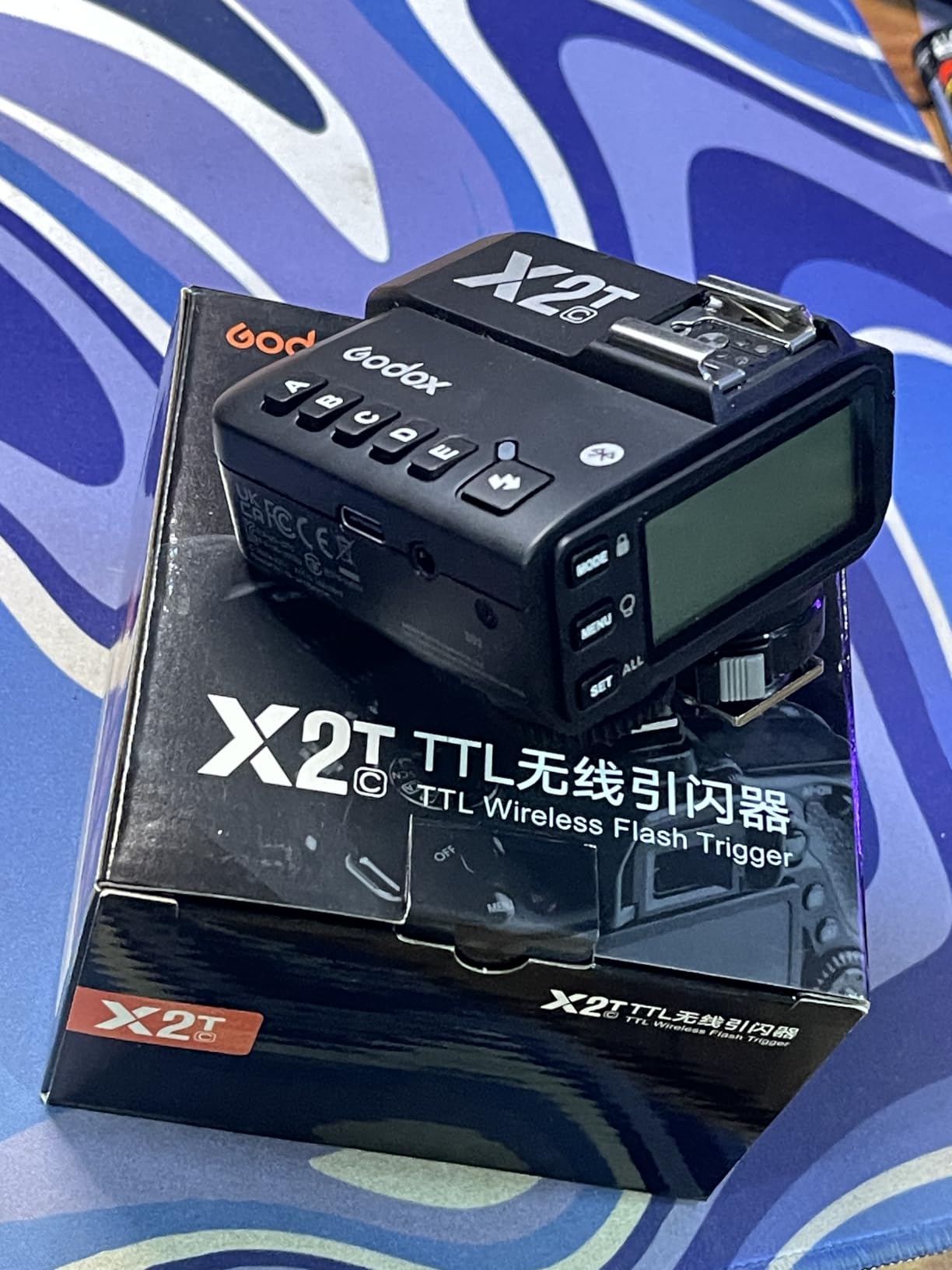 Godox X2T-C TTL Wireless Flash Trigger for Canon, Bluetooth Connection, 1/8000s HSS, 5 Separate Group Buttons, New Hotshoe Locking, AF Assist Light customer photo 1