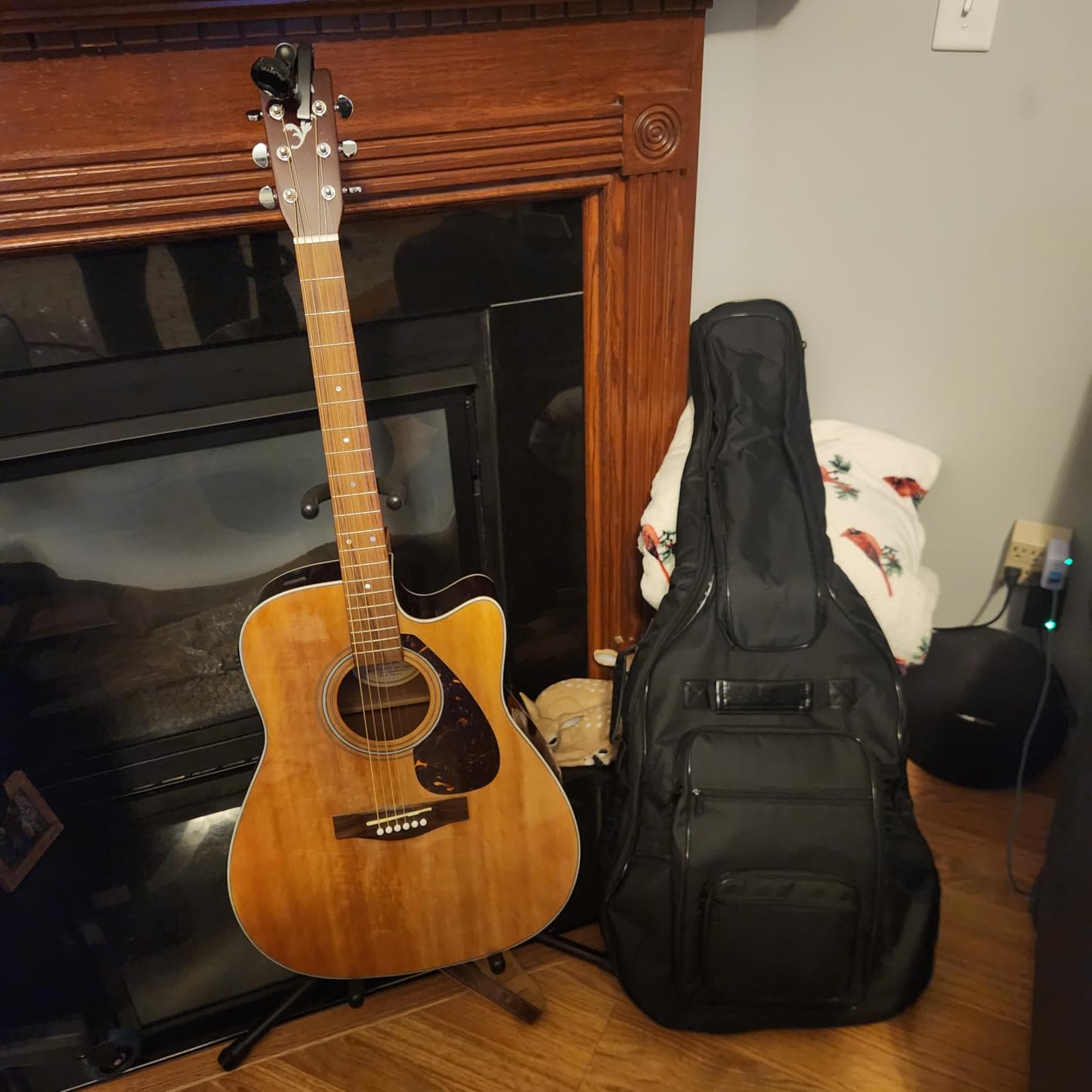 CAHAYA Acoustic Guitar Bag Thick Padding Waterproof Dual Adjustable Shoulder Strap Guitar Case Gig Bag 40 41 inch with Back Hanger Loop customer photo 1