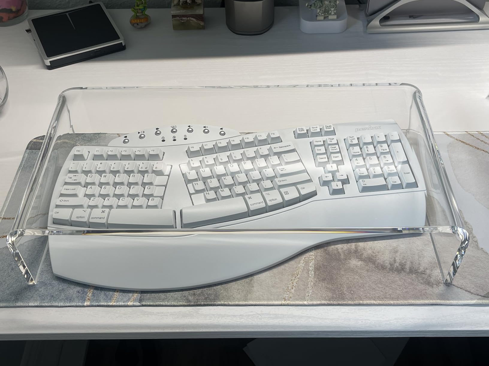 Perixx Periboard-612B Wireless Ergonomic Split Keyboard with Dual Mode 2.4G and Bluetooth Feature, Compatible with Windows 11 and Mac OS X System, Black, US English Layout customer photo 2