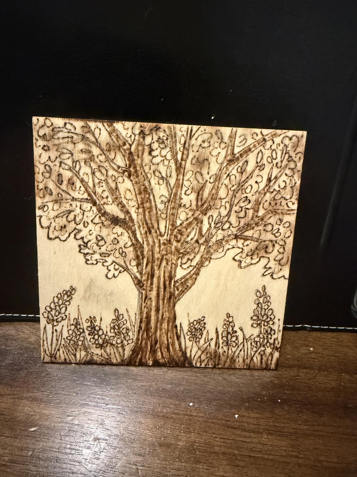 50PCS 4x4 Inch Wood Squares Unfinished Square Wood Pieces for Crafts,Painting, Writing, DIY Supplies, Engraving and Carving, Home Decorations customer photo 2