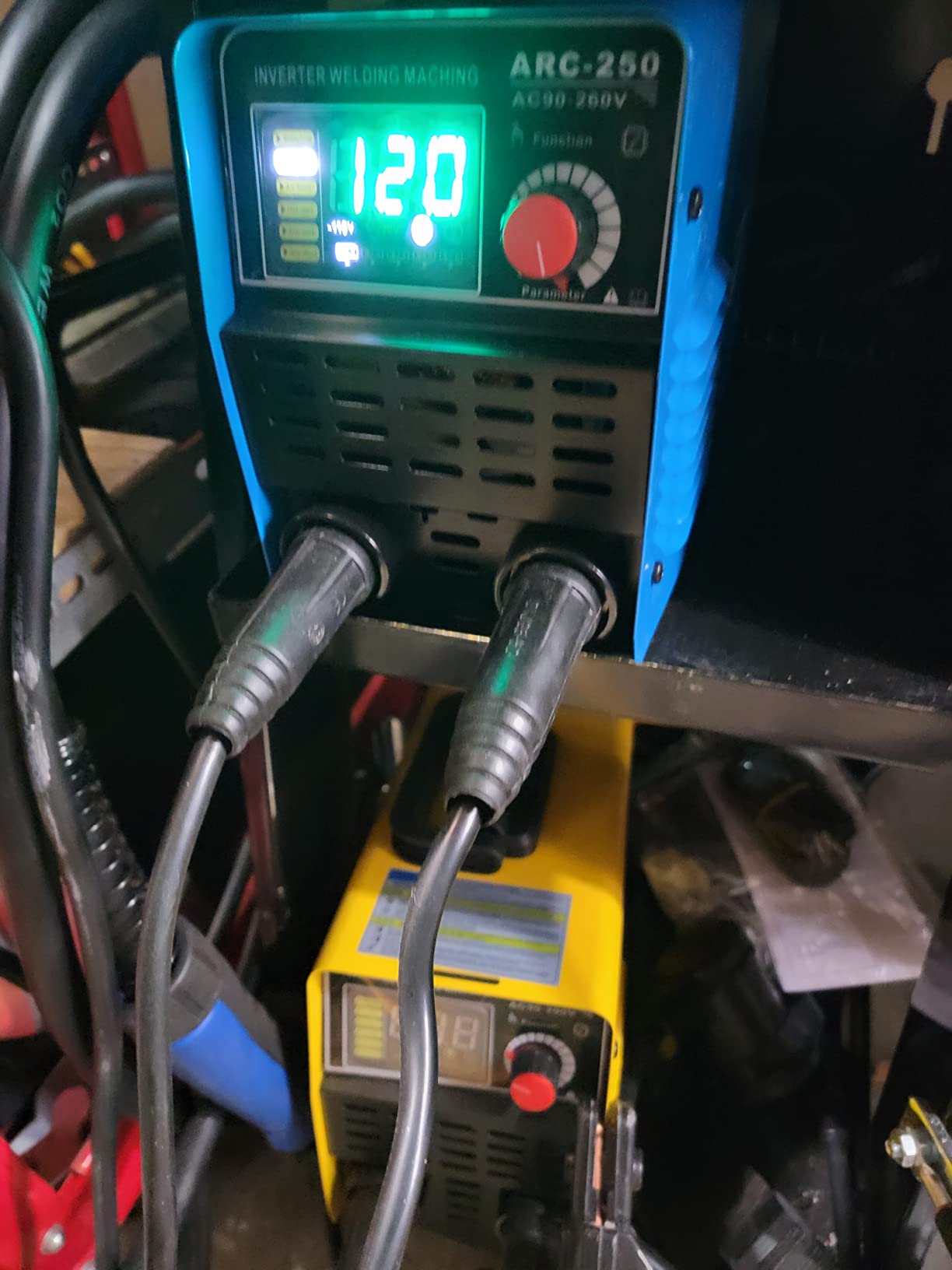 250A Stick Welder,110V/220V Portable IGBT Inverter ARC Welder with Hot Start Arc Force Anti-Stick, Digital Display Welder customer photo 2