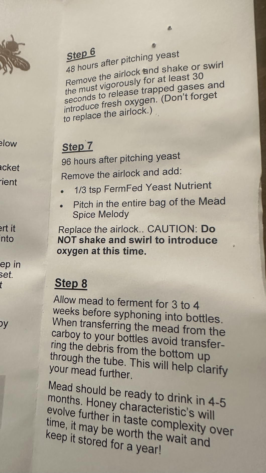 Mead Making Kit - 1 Gallon Mead Kit to Make Your Own Honey Wine with Reusable Equipment - Must Bee Company - Starter Kit Includes Yeast, Nutrients and Spices customer photo 2