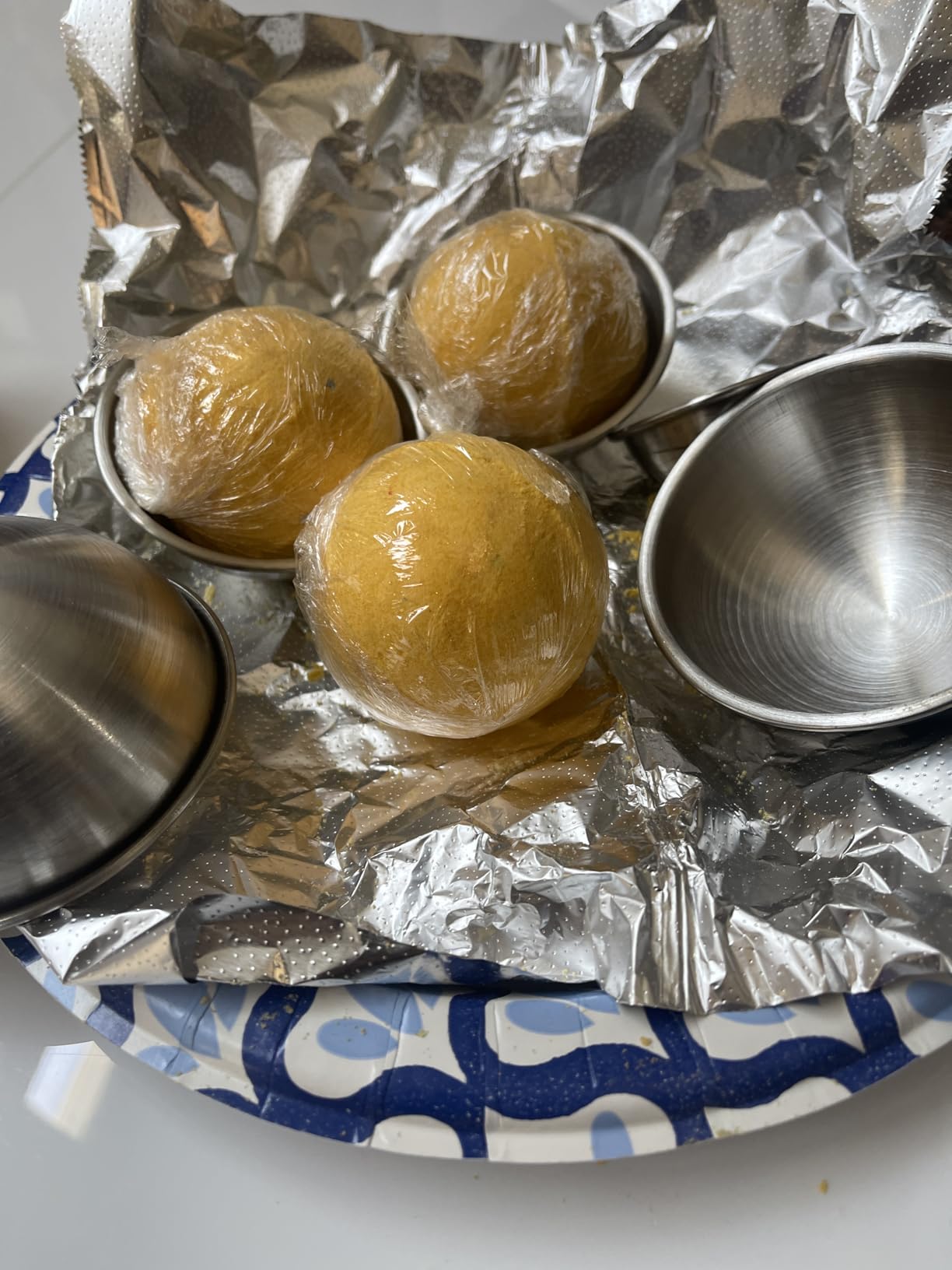 Stainless Steel Bath Bomb Molds Professional Set. Heavy Duty Metal, Dent and Rust Proof by Healthy Home Helper. (5 Sizes) customer photo 2