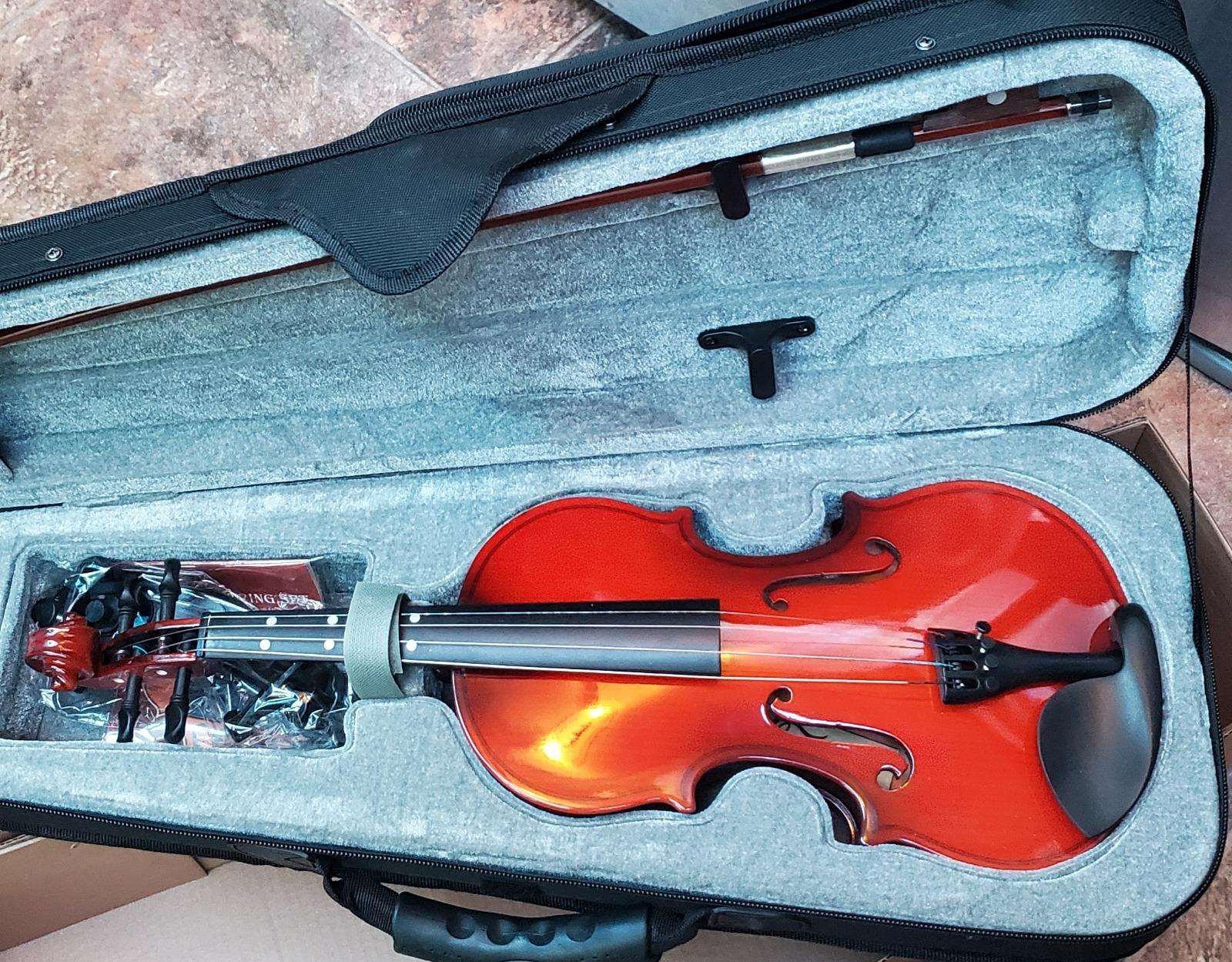 Eastar 3/4 Violin for Beginners, Violins Kit for Student, Fiddle with Hard Case, Rosin, Shoulder Rest, Bow, and Extra Strings (Imprinted Finger Guide on Fingerboard) customer photo 1