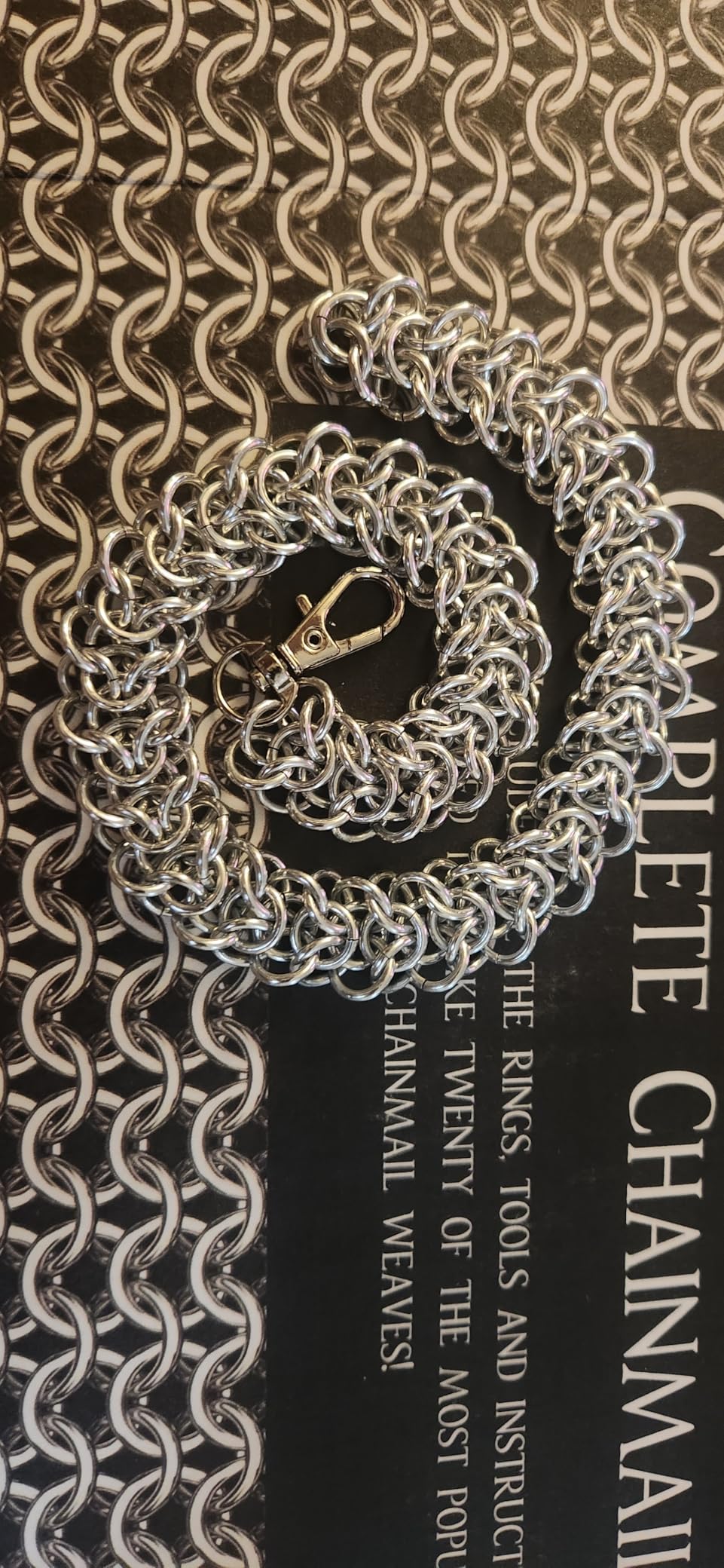 Complete Chainmail Kit - 20 Weave Tutorial Book, 23,000+ Rings(Over 4 Pounds), Clasps, and Tools customer photo 1