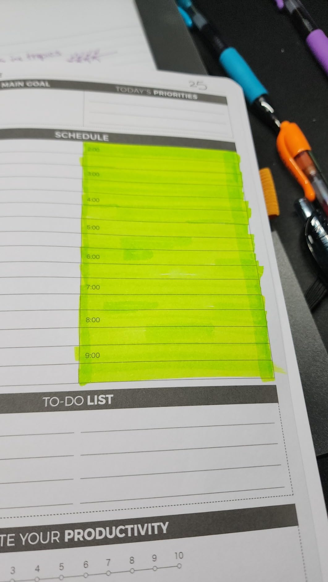 Clever Fox Daily Planner - Undated Planning Notebook with Hourly Schedule & To-Do List - Personal Day Task & Work Organizer, 6 Months (Silver Black) customer photo 2