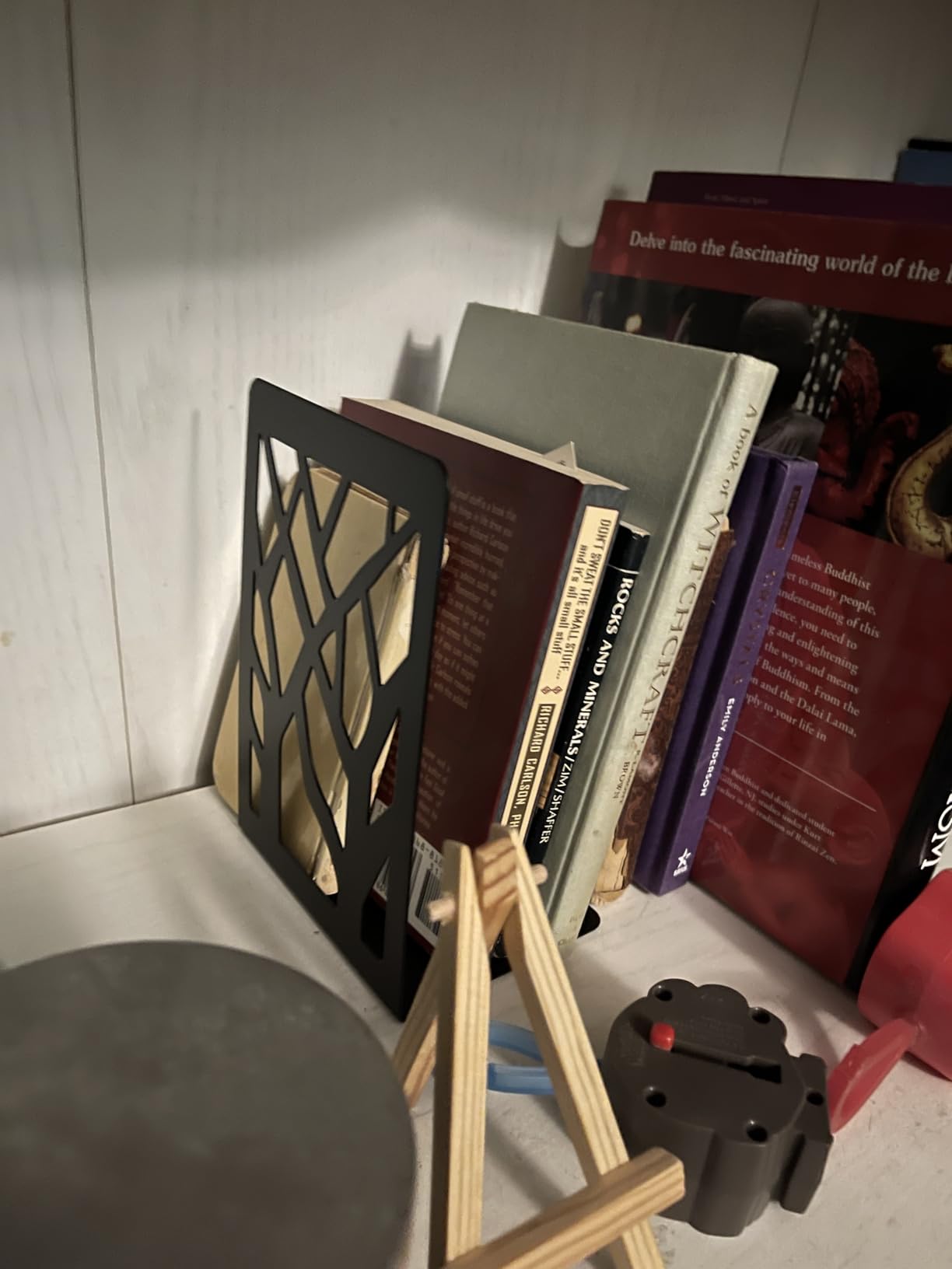 MaxGear Book Ends Tree Design Bookends for Shelves 7 x 4.7 x 3.5