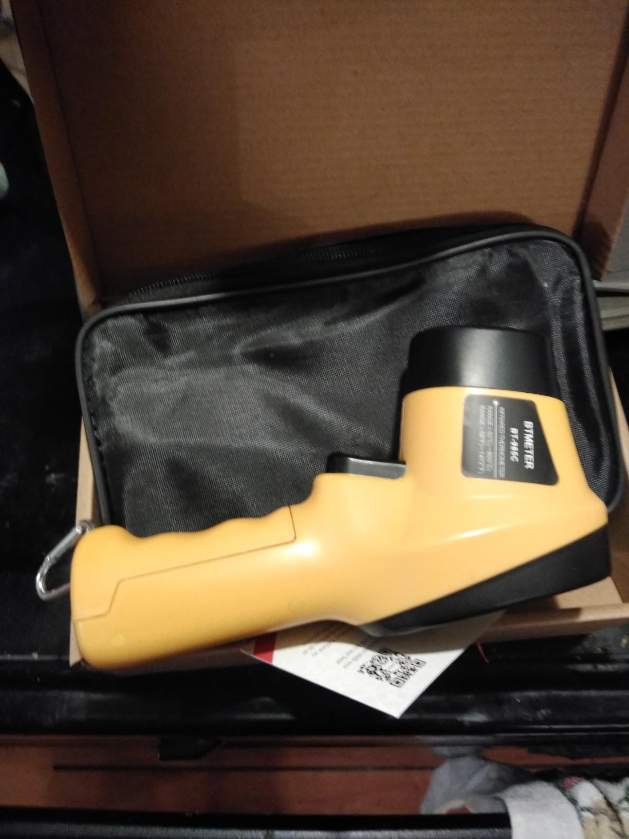 BT-985B Laser Temp Gun Pyrometer, -58~2480℉(-50~1360℃) High Temperature Meter, 16:1 Distance Spot Ratio Industrial Infrared Thermometer Tester for Furnace, Smelting (NOT for Human Temp) customer photo 2