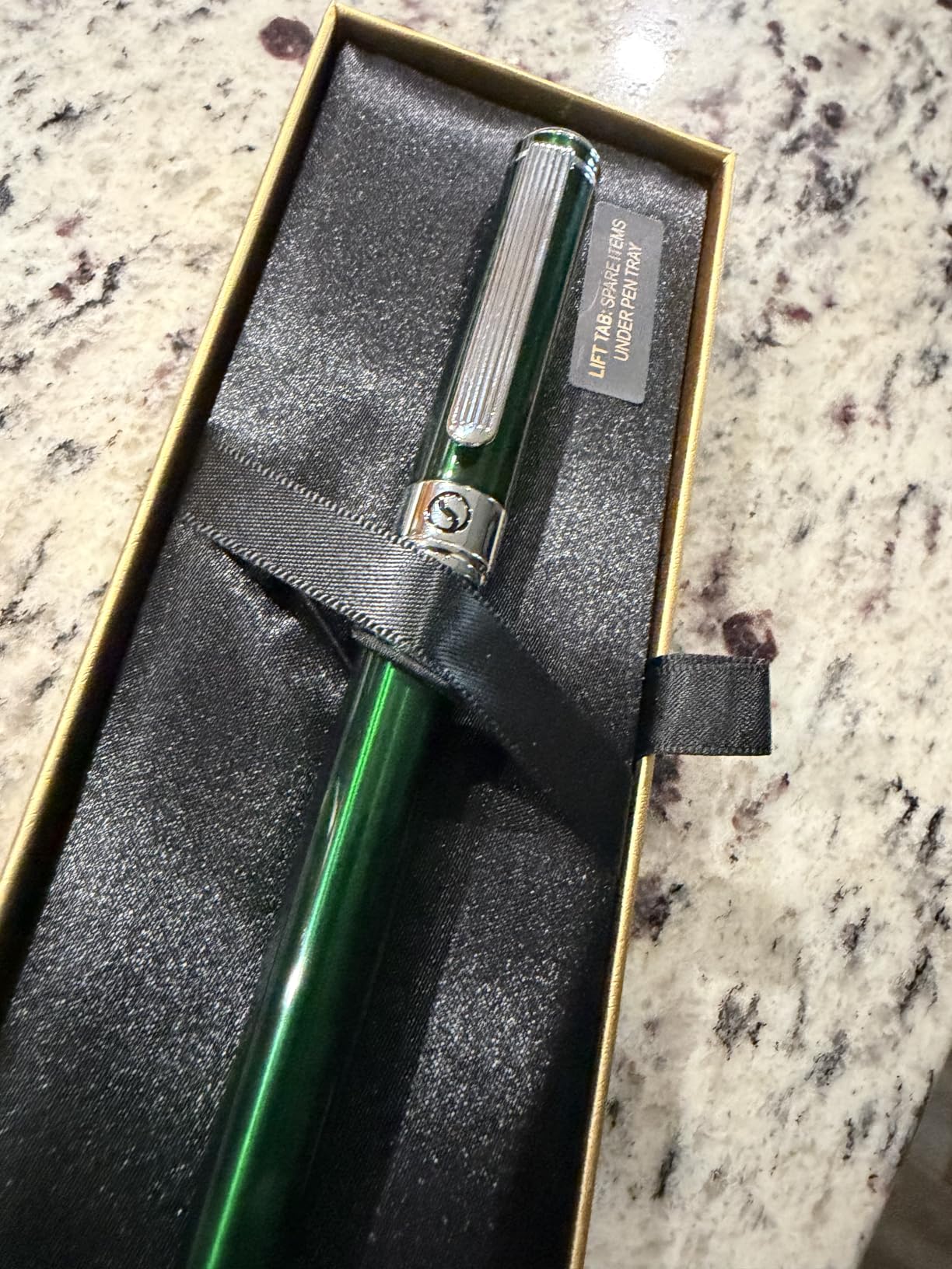 Scriveiner Midnight Blue Rollerball Pen - Stunning Blue Lacquer Luxury Pen, Chrome Finish, Schmidt Ink Refills, Men & Women, Professional, Executive Office, Nice Pen customer photo 1