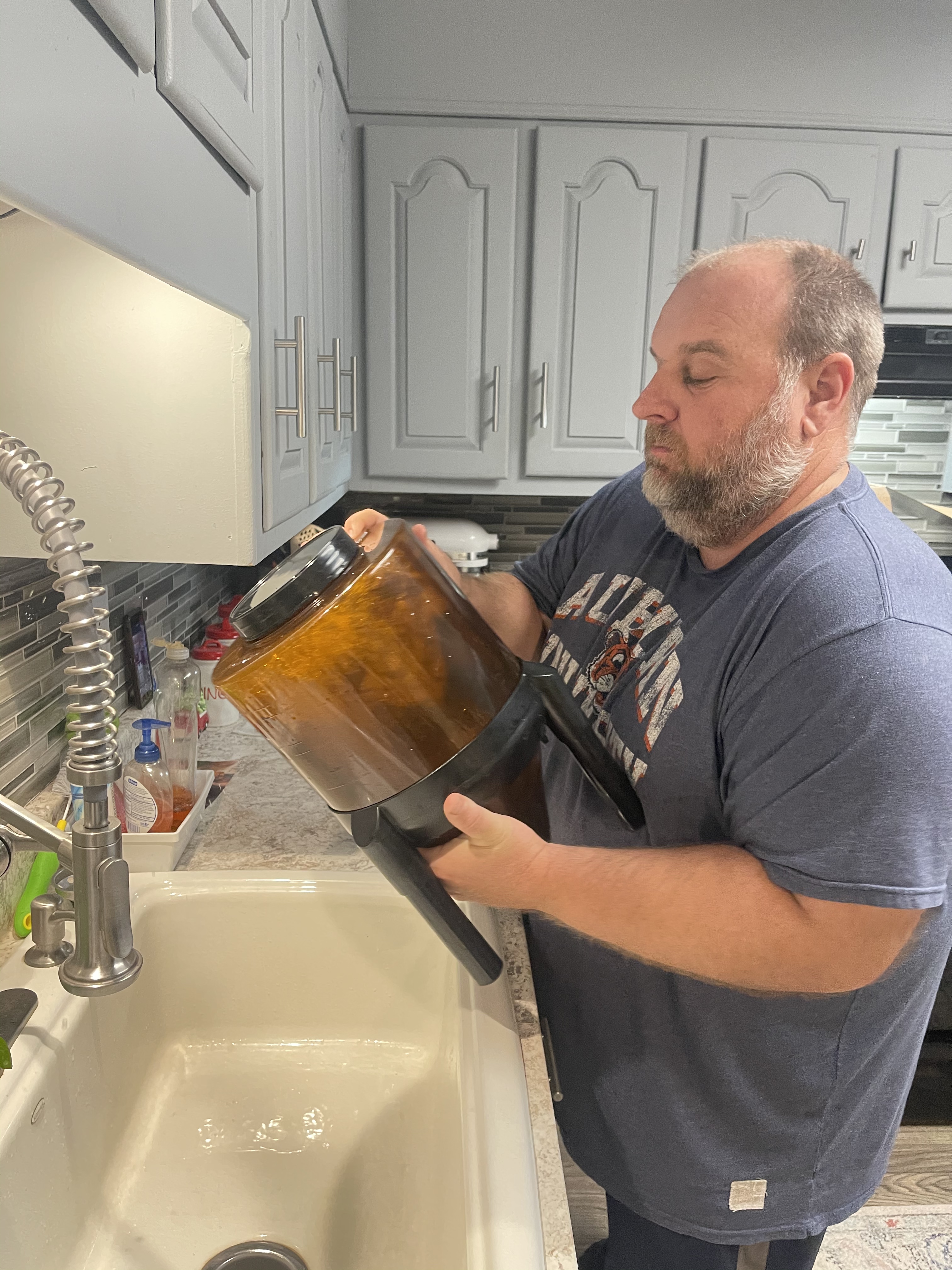 Premium Beer Making Kit w/Bottles - NO AIRLOCK OR Siphon Required - Conical Fermenter Eliminates Sediment and Makes Great Tasting Beer at Home - Includes Our 2 Gal. American Ale Recipe customer photo 2