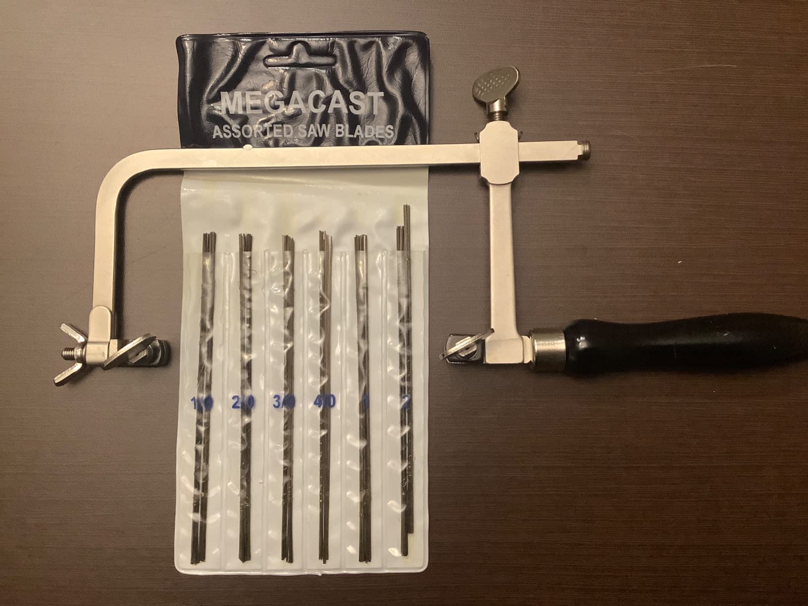 3 in 1 Professional Jeweler's Saw Set Saw Frame 144 Blades Wooden Pin Clamp Wood Metal customer photo 2