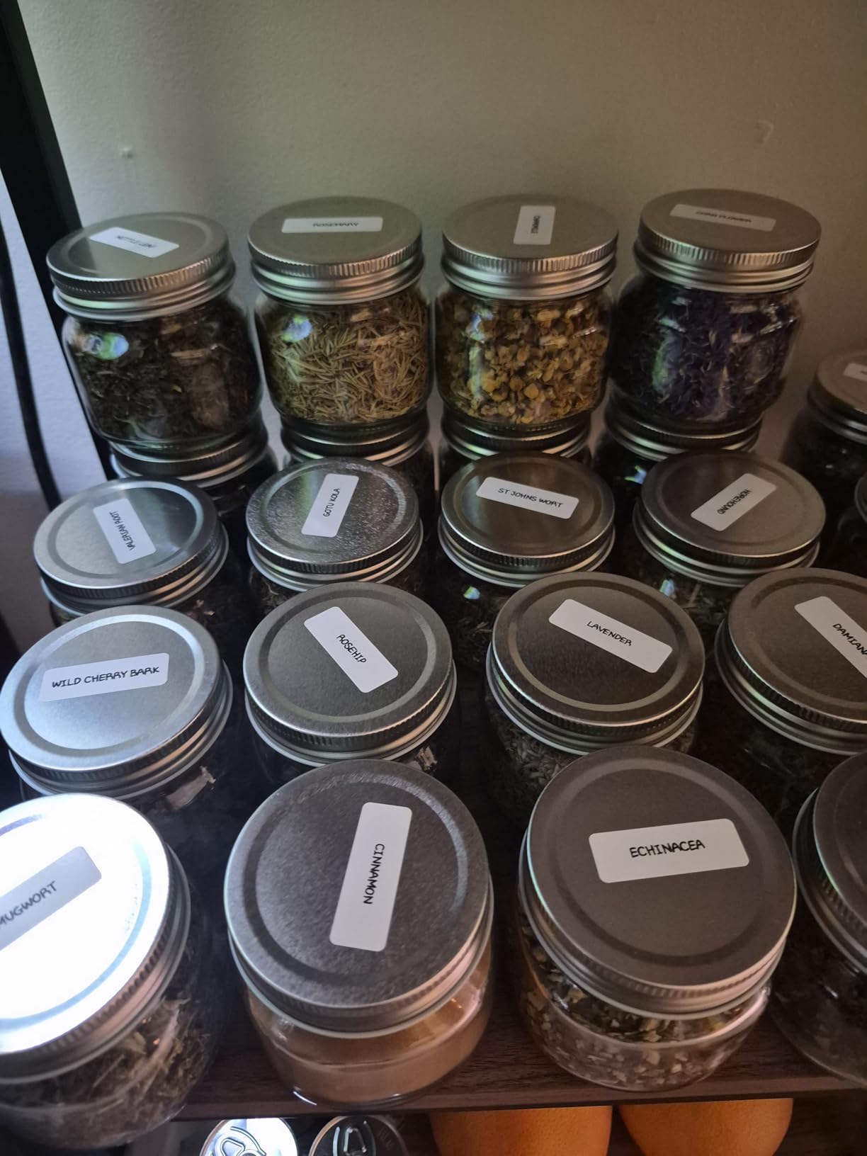 Rainforce Mason Jars 8 oz 30 Pack Small Glass Canning Jars with Silver Lids customer photo 2