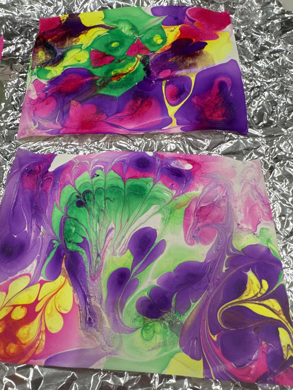 Dan&Darci Marbling Paint Art Kit for Kids - Arts & Crafts Gifts for Girls & Boys Ages 6-12 Years Old - Craft Kits Set - Gift Ideas Activities Toys Age 6 7 8 9 10 Year Olds - Marble Painting Sets customer photo 2