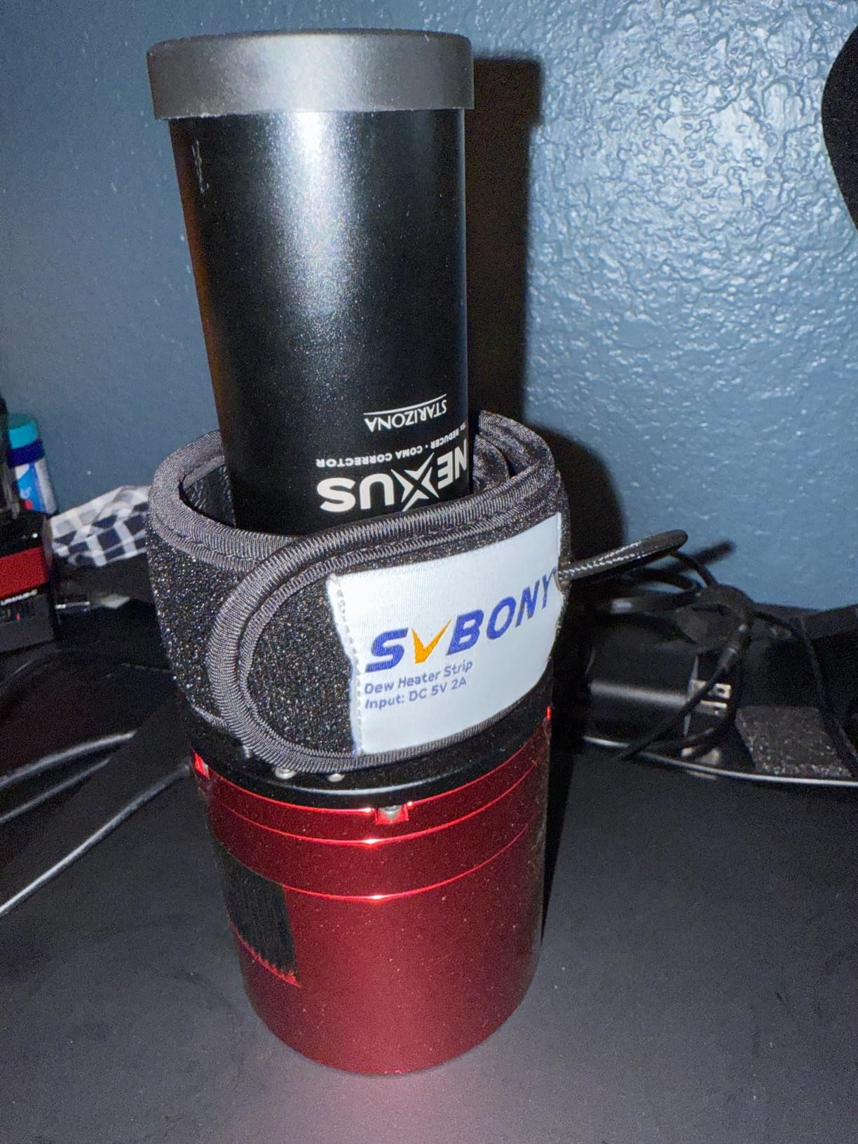 SVBONY SV172 Dew Heater, Lens Warmer 240mm, Universal for Telescope Camera, 3 Gear Regulator Temperature, USB Port, Prevents Lens from Dew, Fog and Condensation for Astrophotography customer photo 1