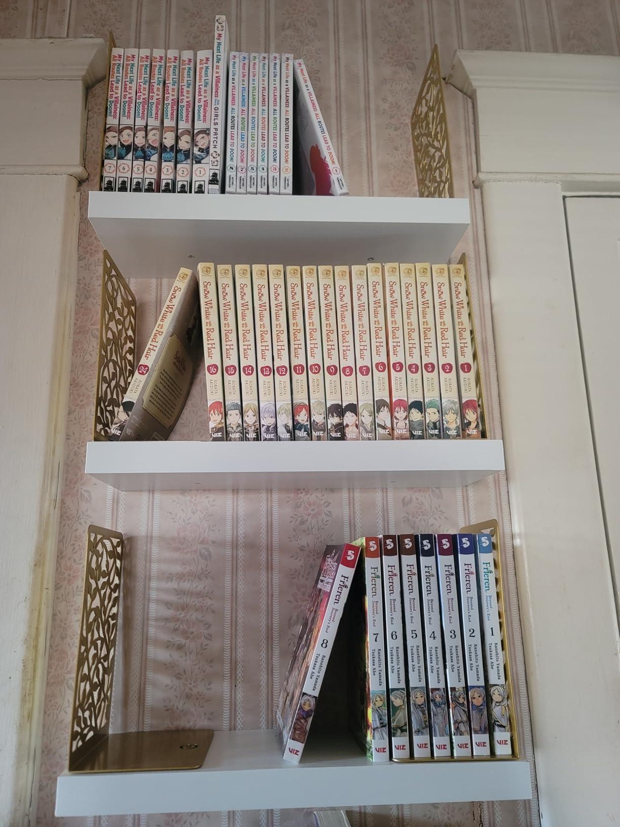 CNK Infinite Leaves Bookends - Metal Set of 2 for Heavy Books, Home Office & Decorative Book Stoppers customer photo 1