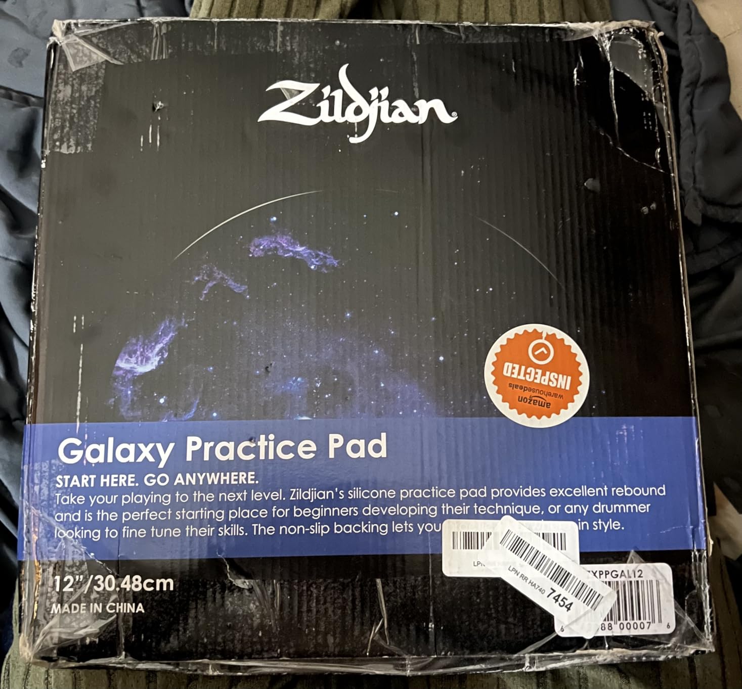 Avedis Zildjian Company Galaxy Practice Pad - 12-inch customer photo 2