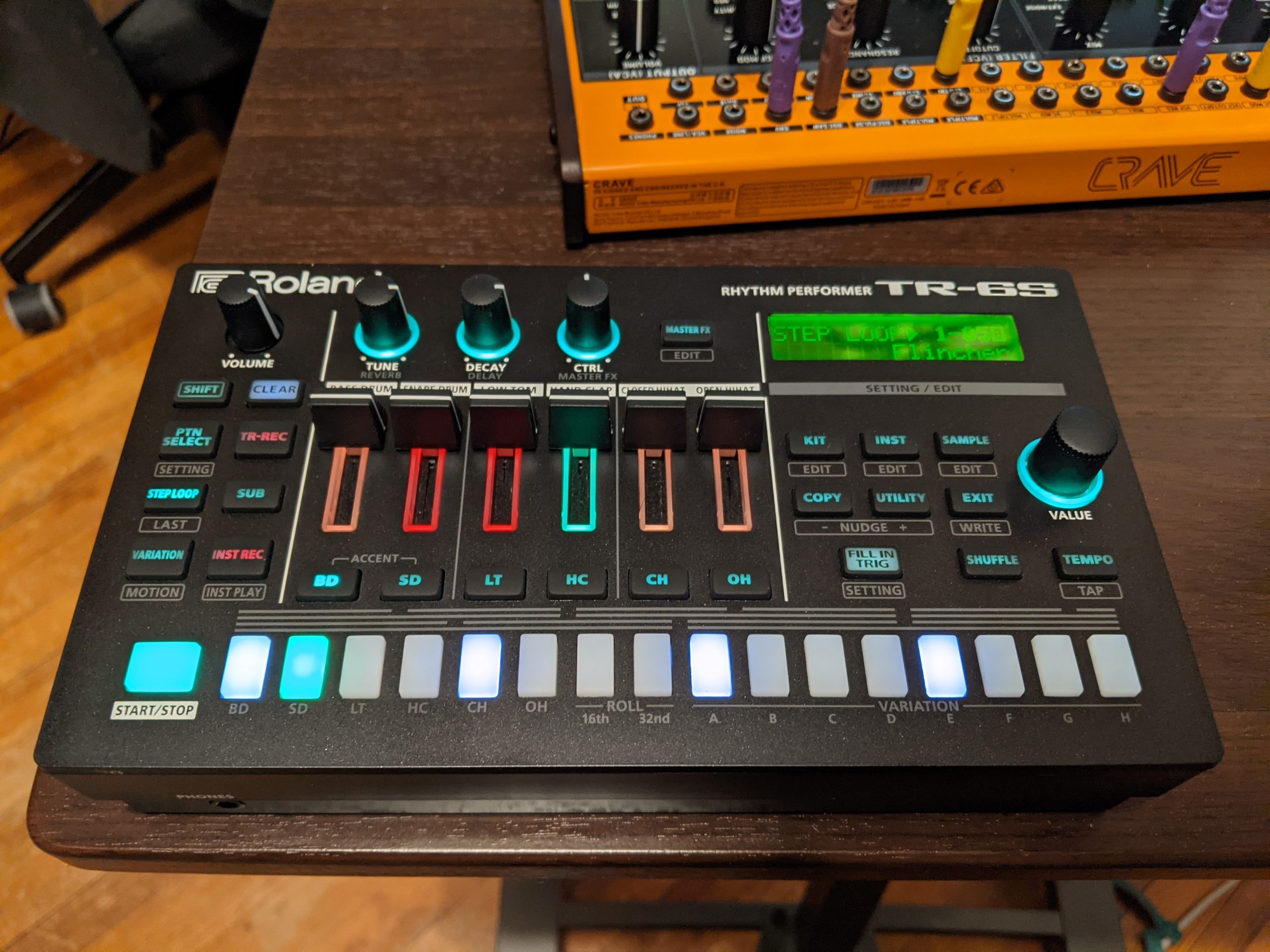 Roland TR-6S Rhythm Performer | Compact Drum Machine with Six Tracks of Authentic TR Sounds including TR-808, CR-78 & More customer photo 1