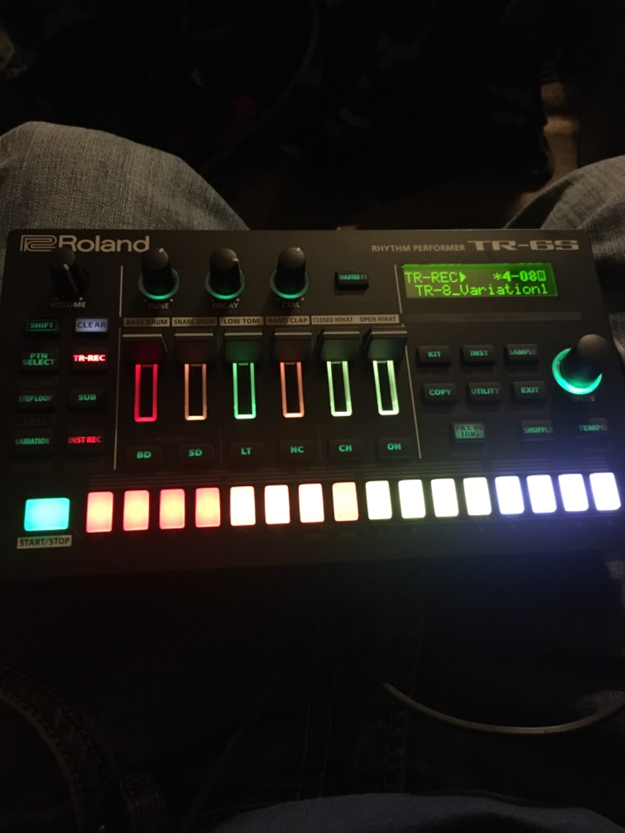 Roland TR-6S Rhythm Performer | Compact Drum Machine with Six Tracks of Authentic TR Sounds including TR-808, CR-78 & More customer photo 2