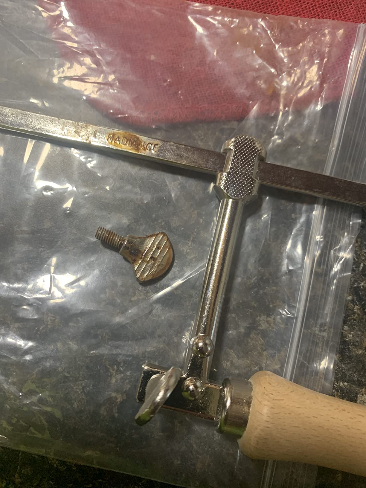 Coping Saw Steel Frame with Diameter 0.45mm Diamond Wire for Jade Stone Ceramic Glass Wood Metal Accurate Cutting customer photo 2