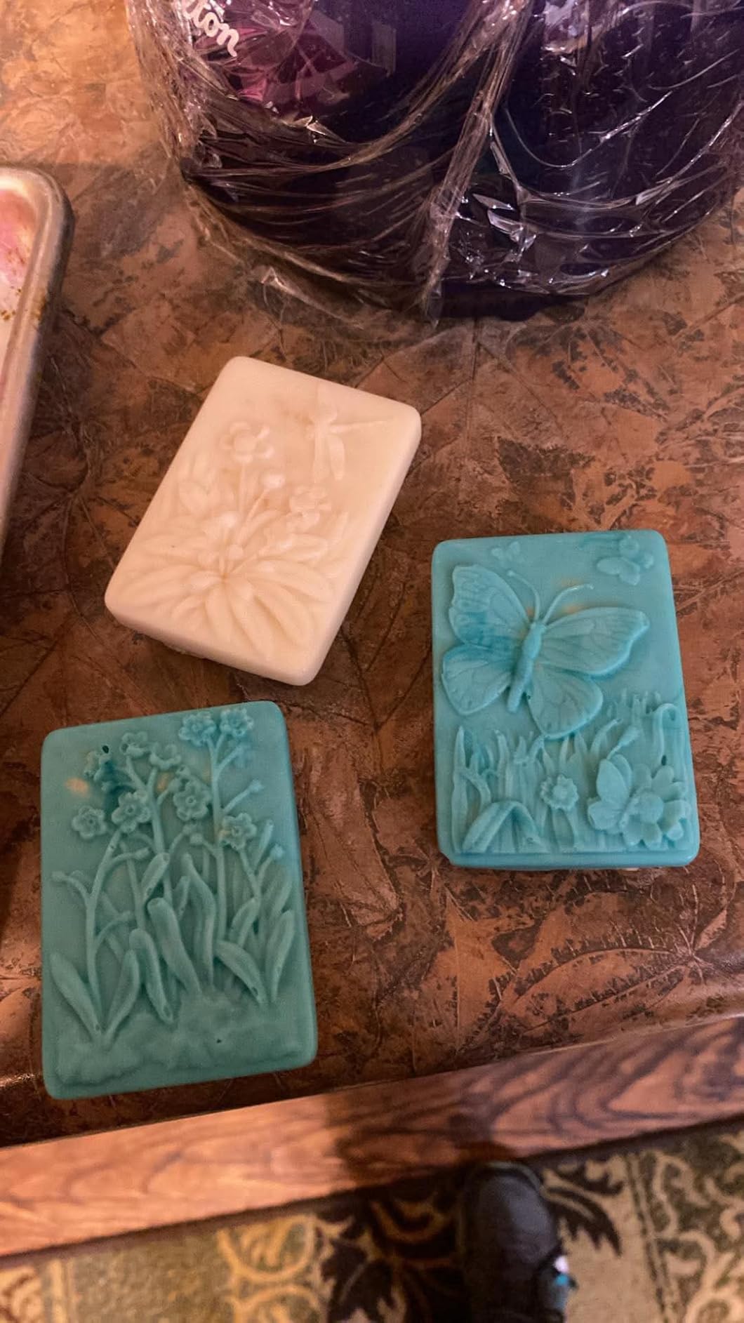 Round Soap Silicone Molds 2.1 Inch Small Round Mold | 2 Piece Silicone Mold, Suitable for Handmade Soap Shower Steamer Shower Bomb Candles Chocolate Cake and DIY Crafts Making customer photo 1