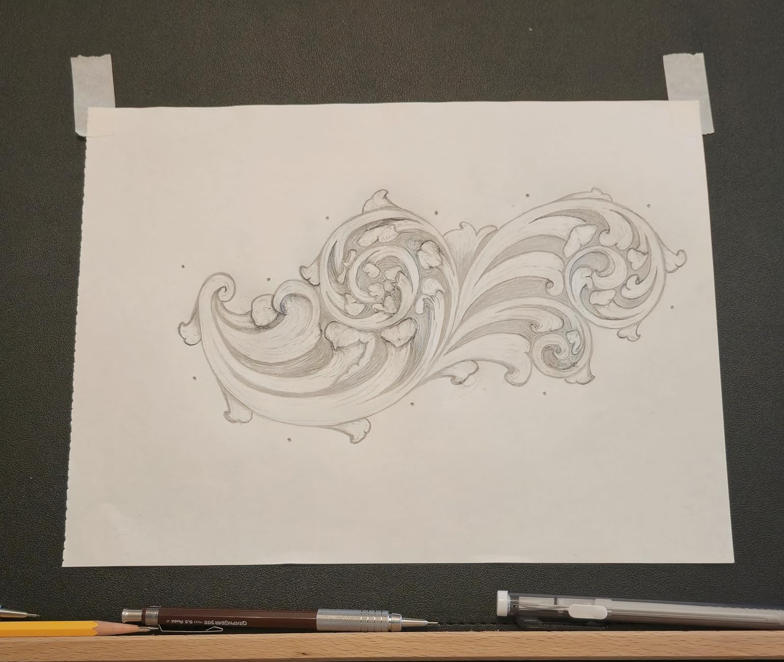 Vine Creations Leather Desk Mat 24