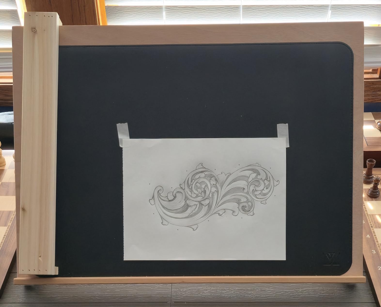 Vine Creations Leather Desk Mat 24