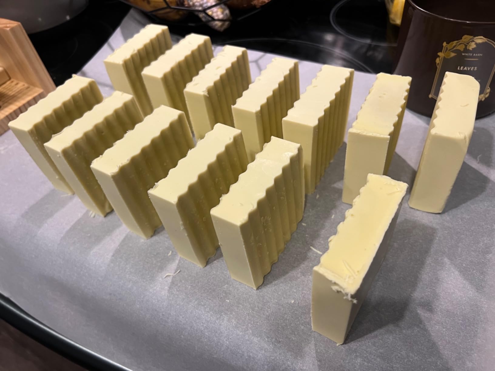 Voulosimi Cake Moulds - Making Cutting Mold with Wavy Cutter & Straight Slicer and 100 Pcs 6 x 6 inch Shrink Wrap Bags customer photo 1