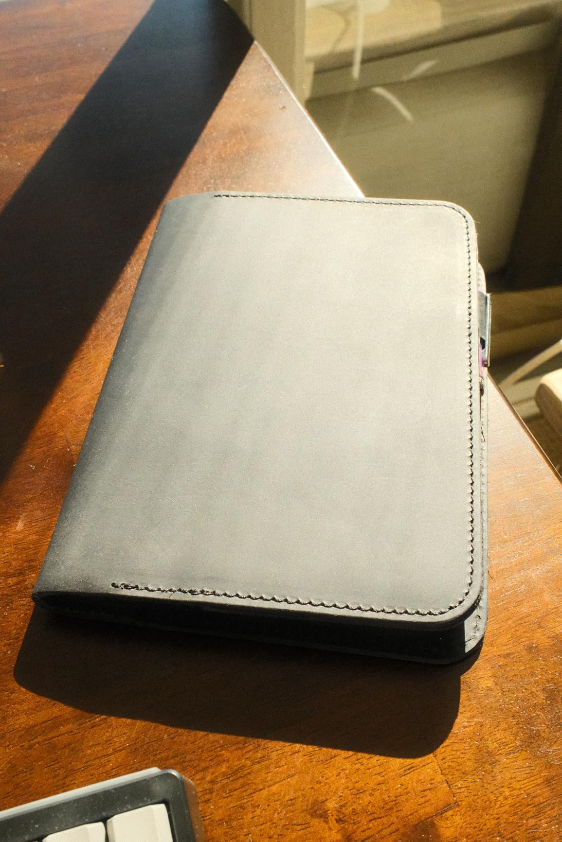 Genuine Leather A5 Journal Cover Refillable Notebook Cover, Fits 5.75 x 8.25 in, Card Slots Pocket & Pen Holder, Handmade Professional Leather Organizer for Men & Women, Travel & Work Diary Cover (Tan) customer photo 2