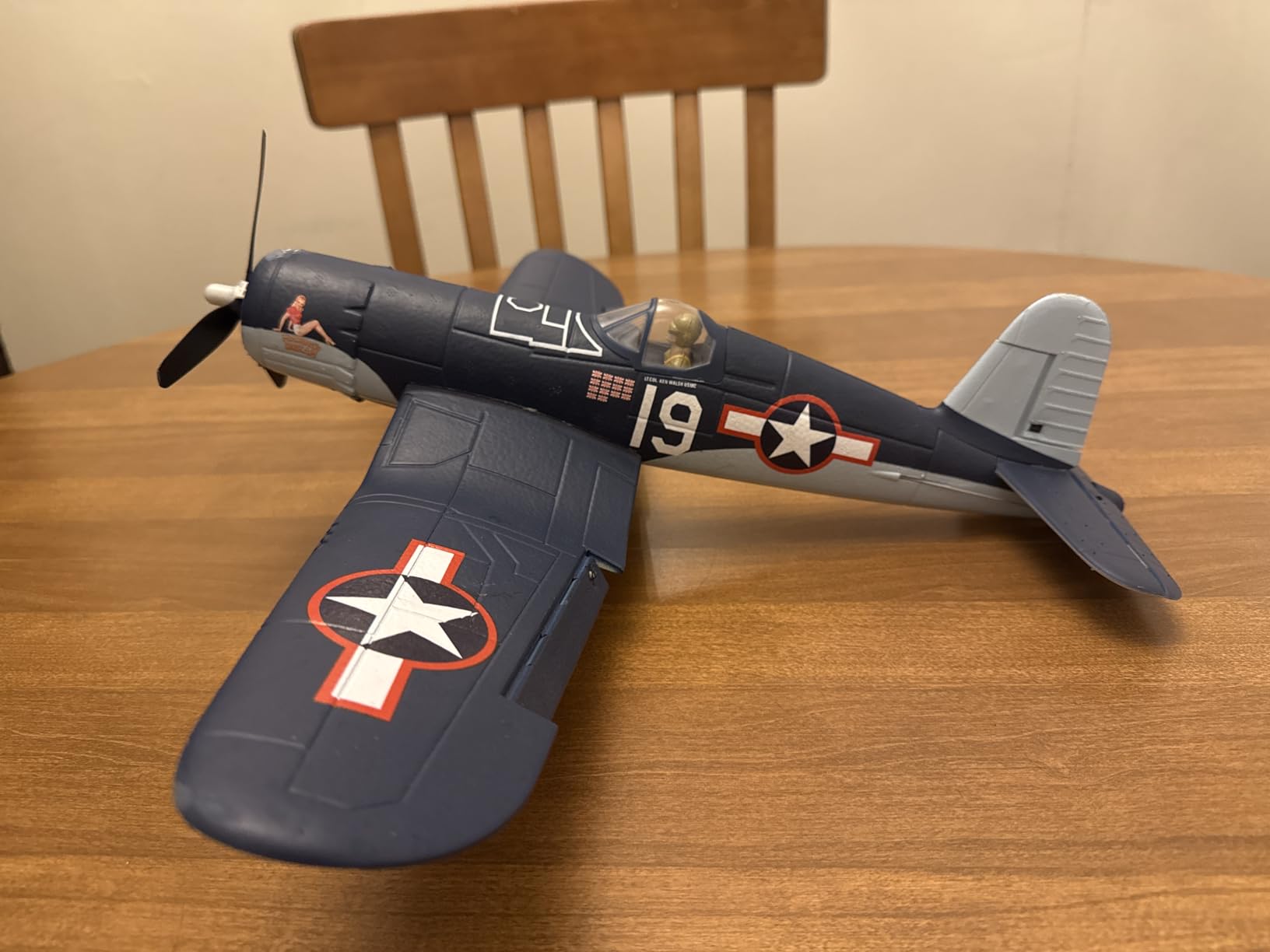 LEAMBE 4 Channel RC Plane - Ready to Fly Aerobatic Aircraft, Easy Control for Beginners, F4U Corsair RC Airplane Best Gift for Adults customer photo 2